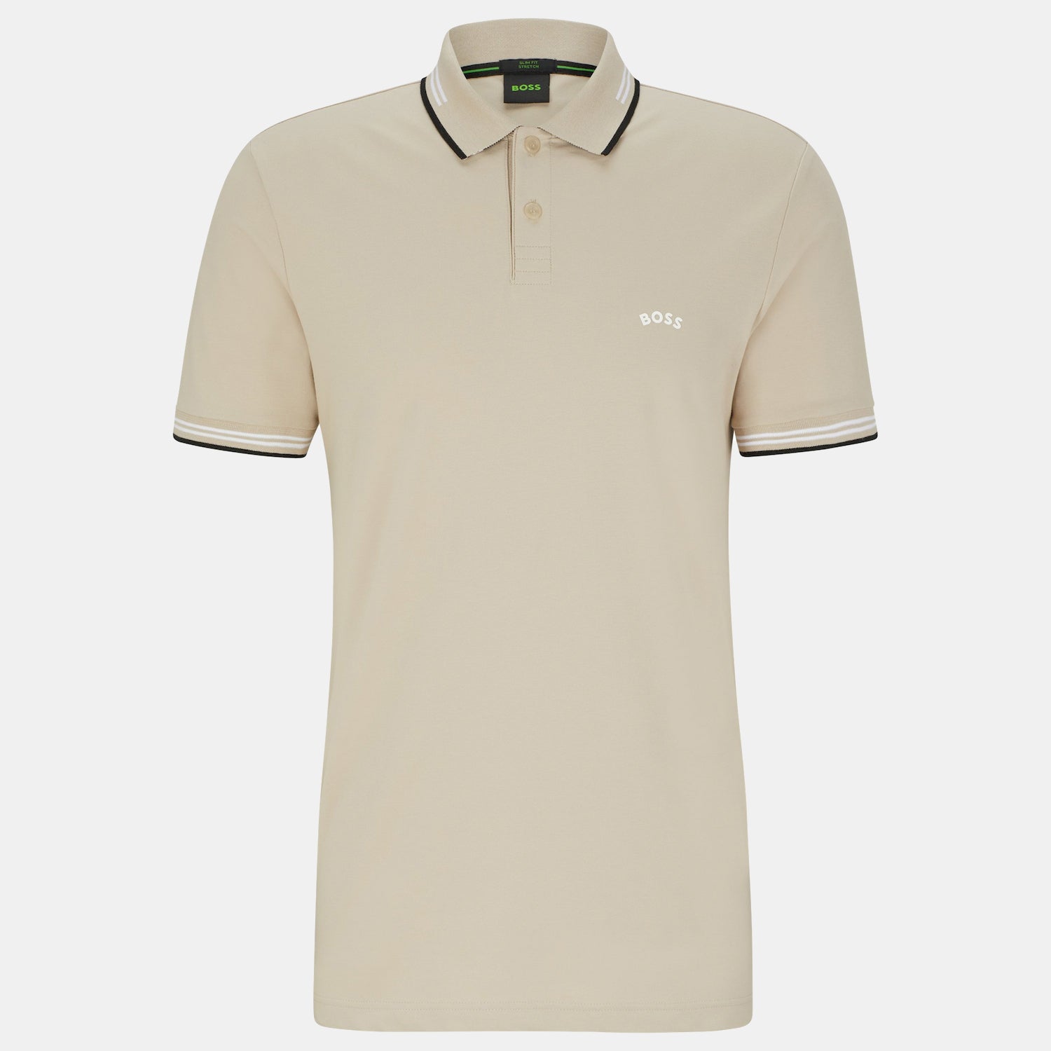 Boss Polo Paul Curved 50 Beige Beige_shot1