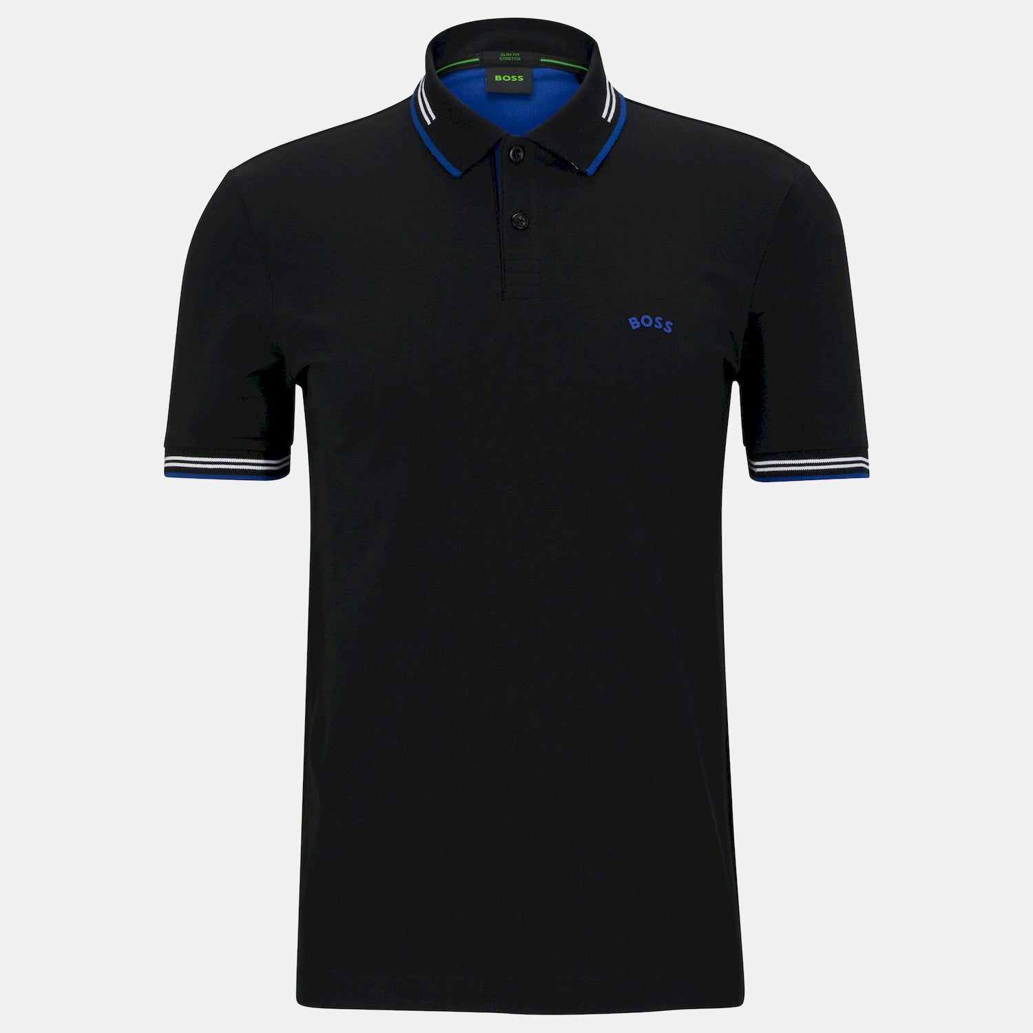 Boss Polo Paul Curved 50 Black Preto_shot1