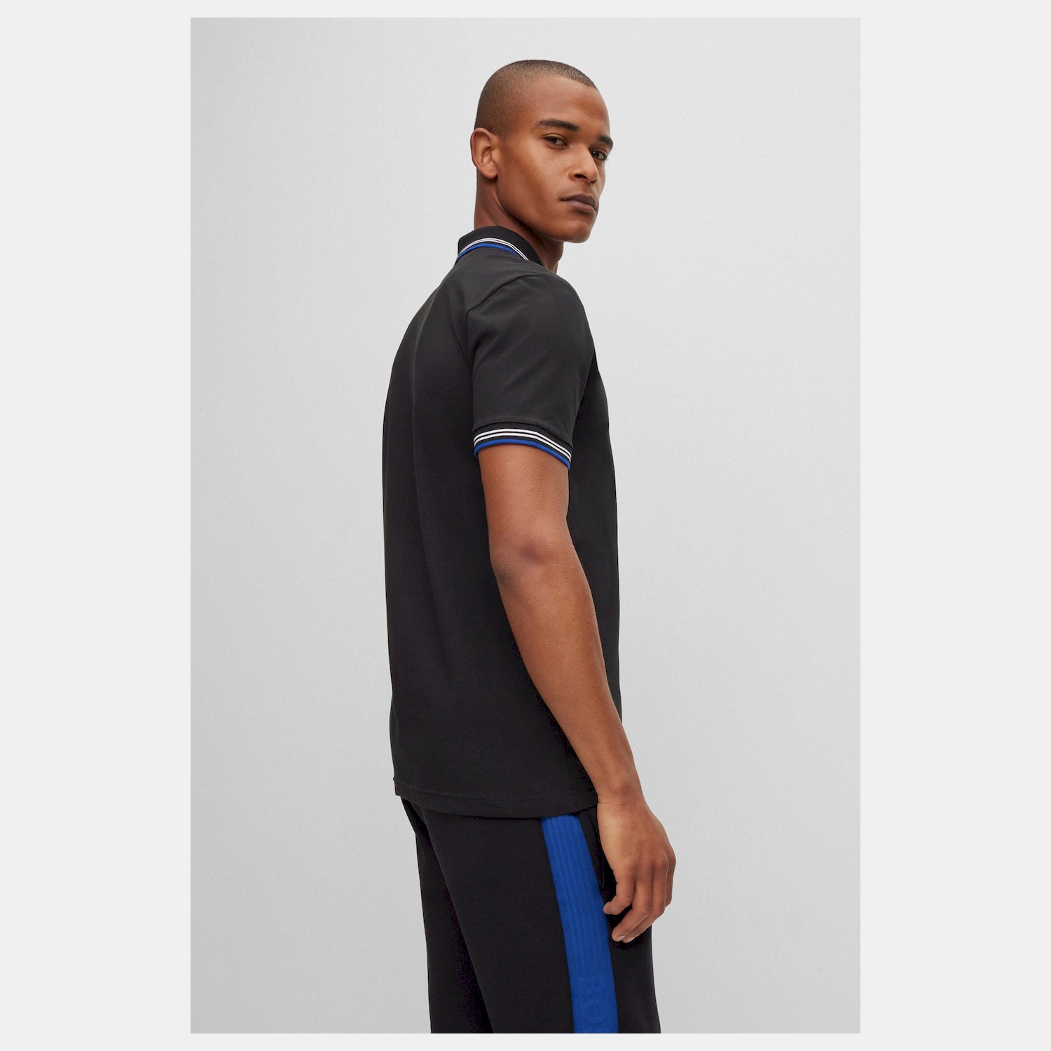 Boss Polo Paul Curved 50 Black Preto_shot3