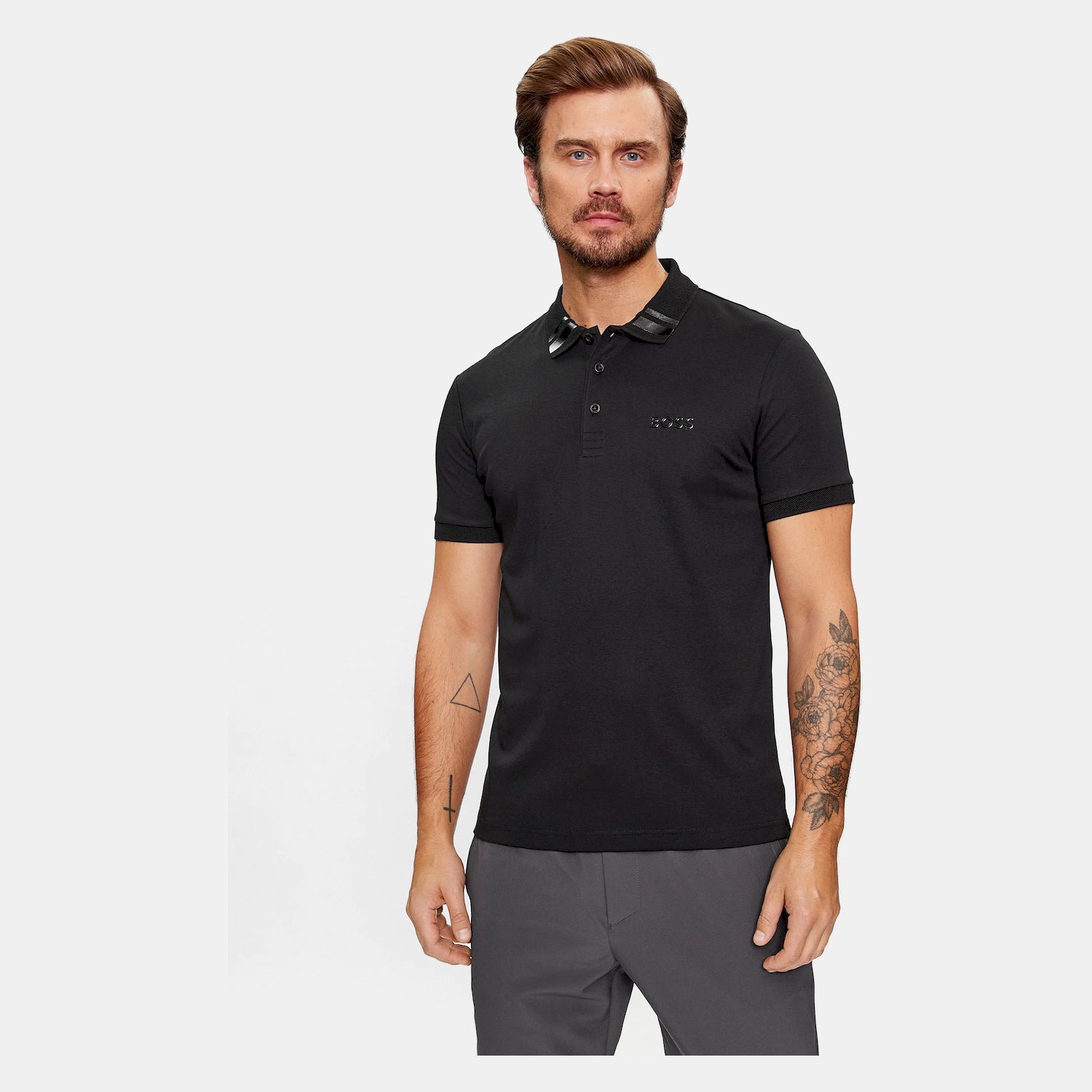 Boss Polo Paule Mirror 5 Black Preto_shot4