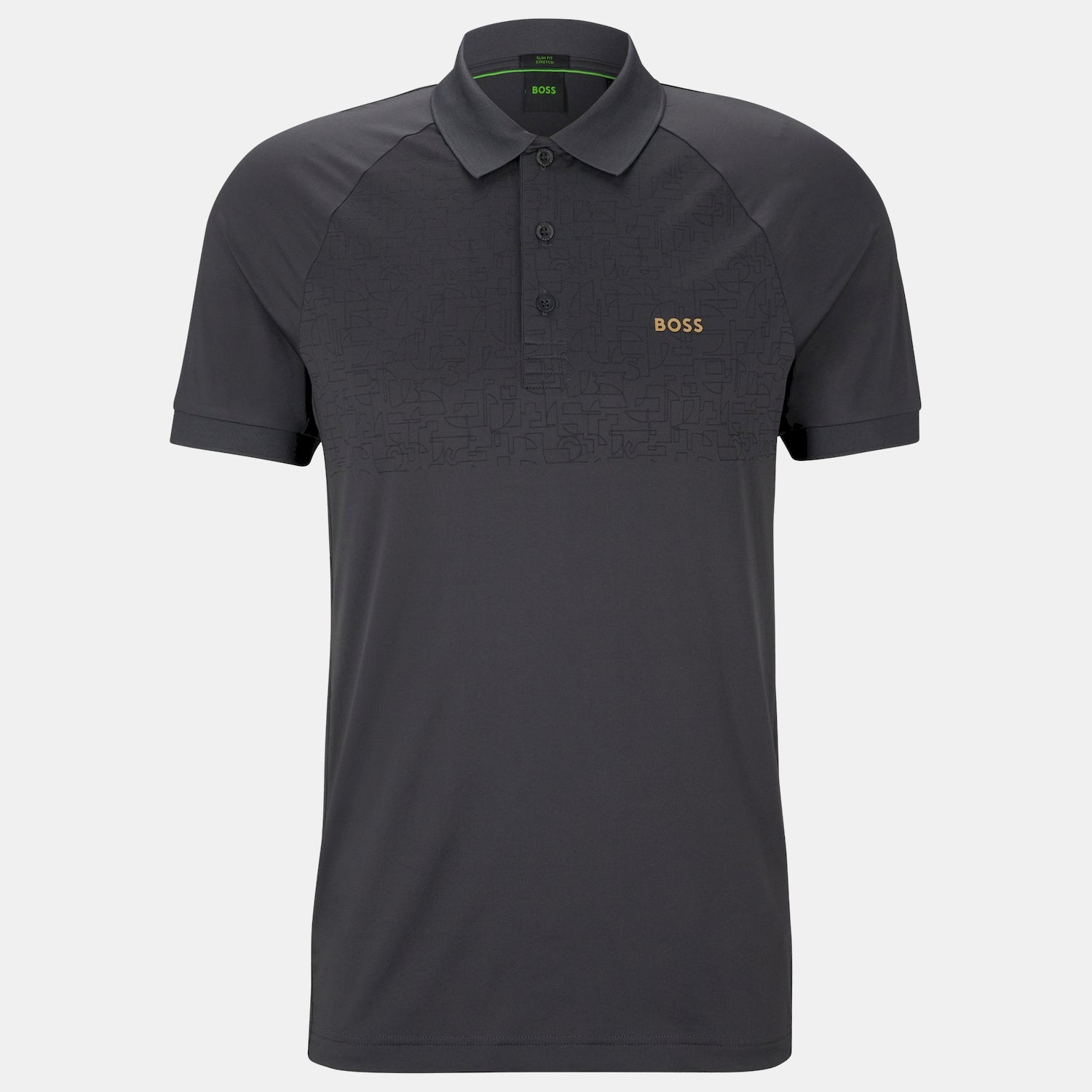 Boss Polo Pauletech 5049 Dk.grey Cinza Escuro_shot1
