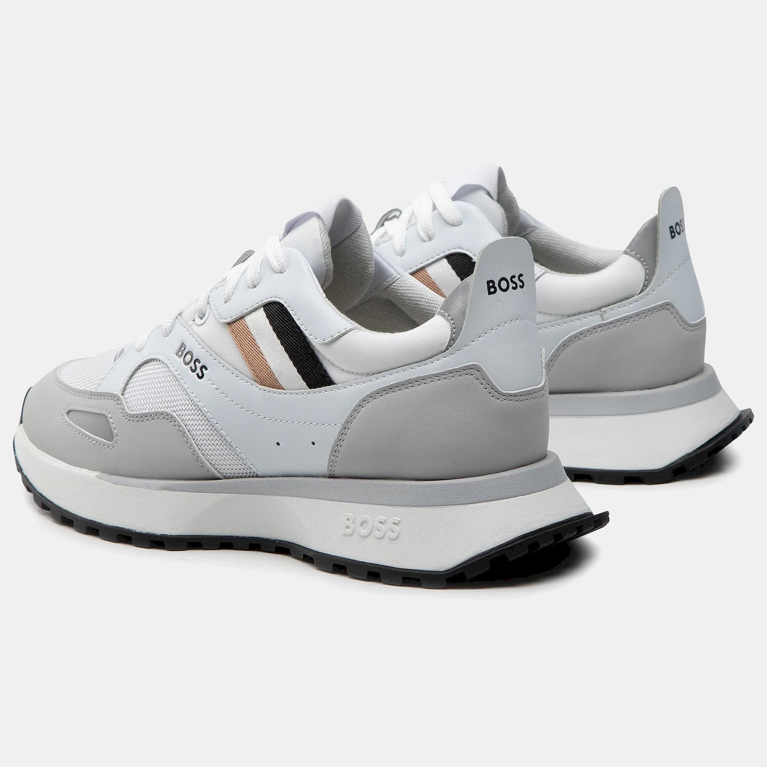 Boss Sapatilhas Sneakers Shoes Jonah Runn Mxm White Branco_shot1