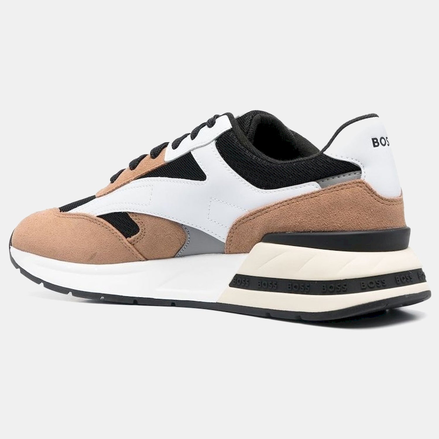 Boss Sapatilhas Sneakers Shoes Kurt Runn Sdme Brown Castanho_shot1