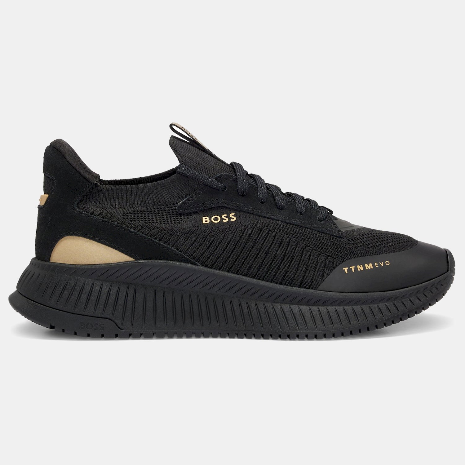 Boss Sapatilhas Sneakers Shoes Ttnm Evo Slon Blk Gold Preto Ouro_shot3