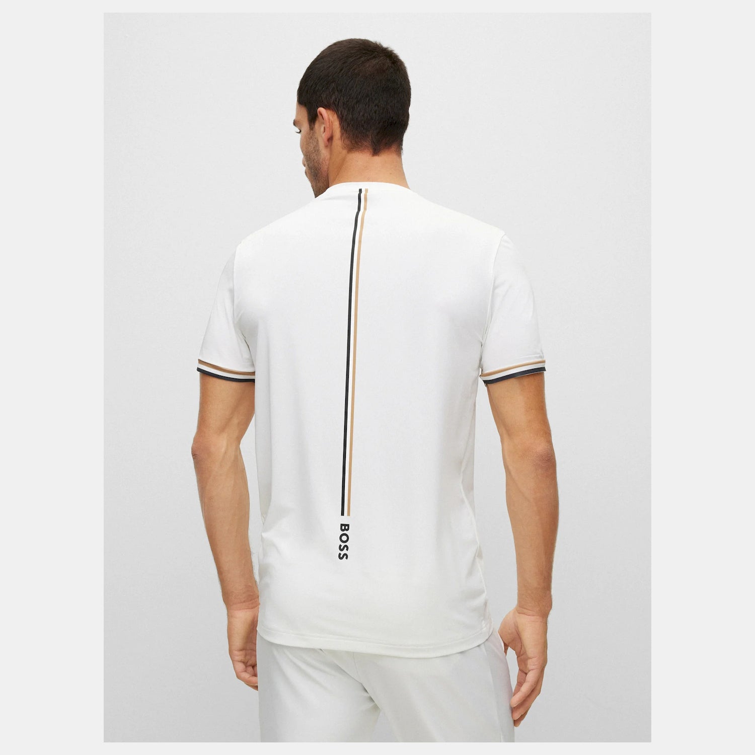Boss T Shirt Tee Mb 2 White Branco_shot1