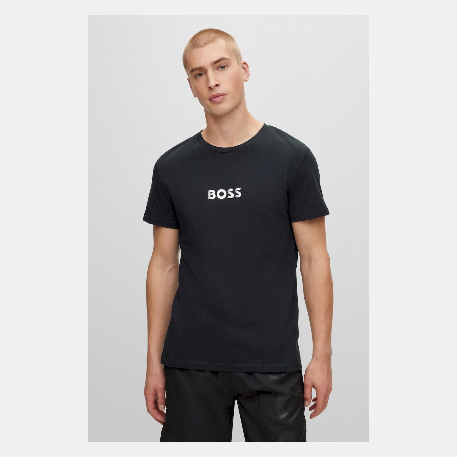 Boss T Shirt T Shirt Specia Black Preto_shot2