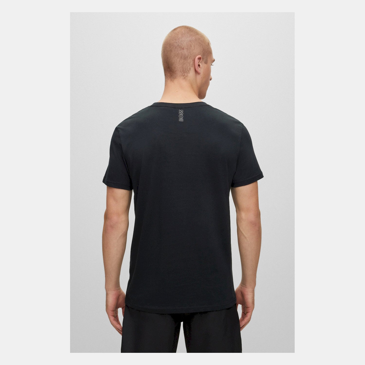 Boss T Shirt T Shirt Specia Black Preto_shot3