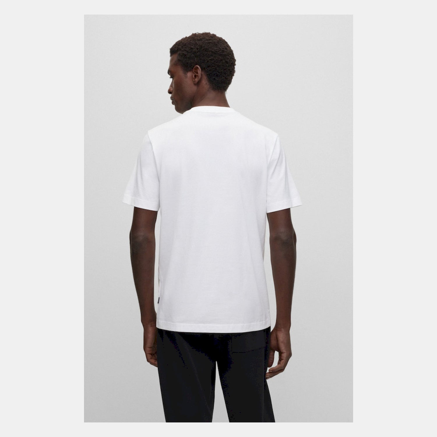Boss T Shirt Tee 1 White Branco_shot2