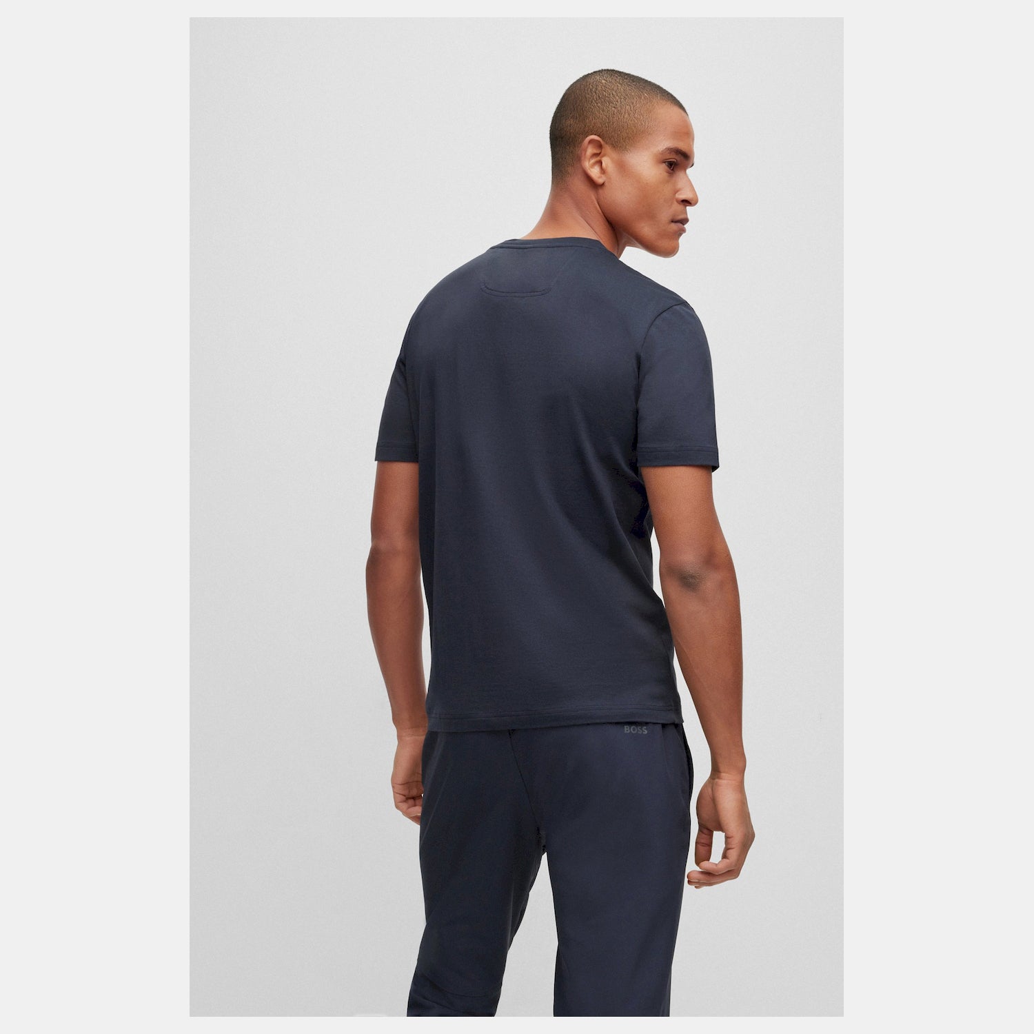 Boss T Shirt Tee 2 50494783 Dk.blue Azul Escuro_shot3