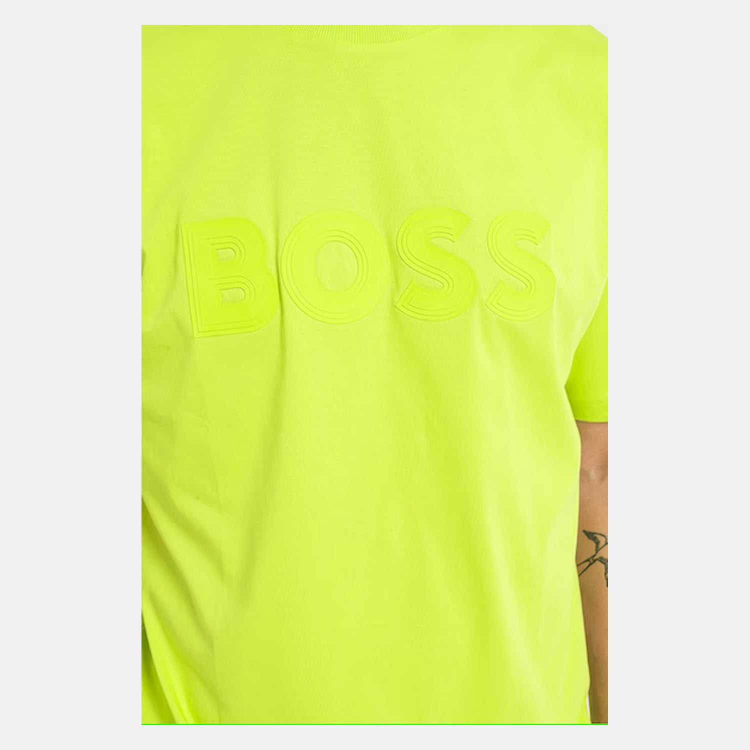 Boss T Shirt Tee Lotus 5050 Green Yell Verde Amarelo_shot3