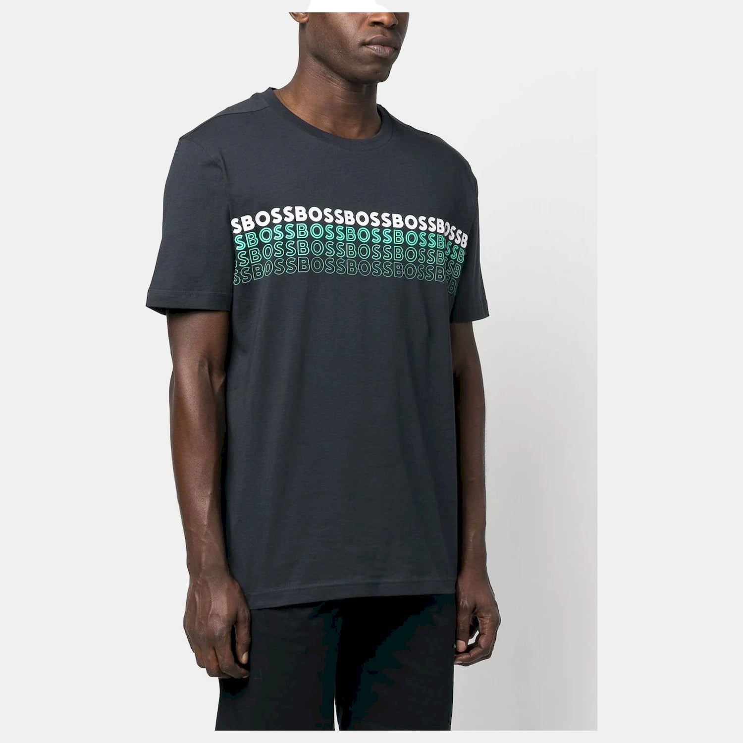 Boss T Shirt Tee2 50488785 Dk.blue Azul Escuro_shot1