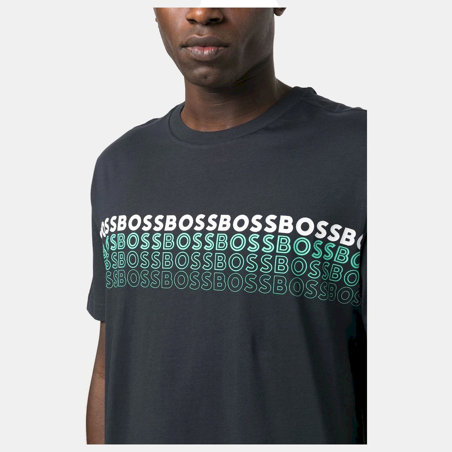Boss T Shirt Tee2 50488785 Dk.blue Azul Escuro_shot2