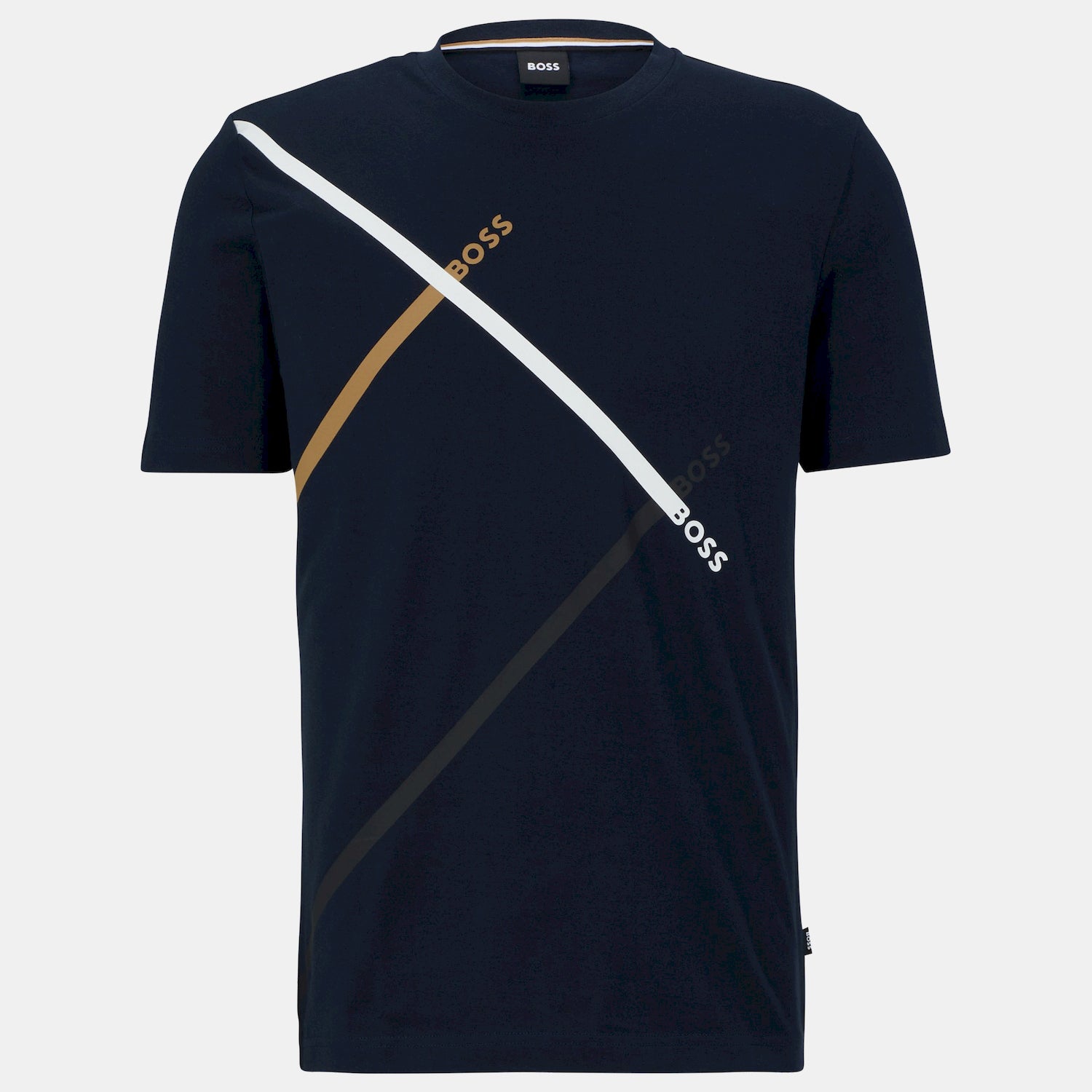 Boss T Shirt Tiburt346 Dk.blue Azul Escuro_shot1