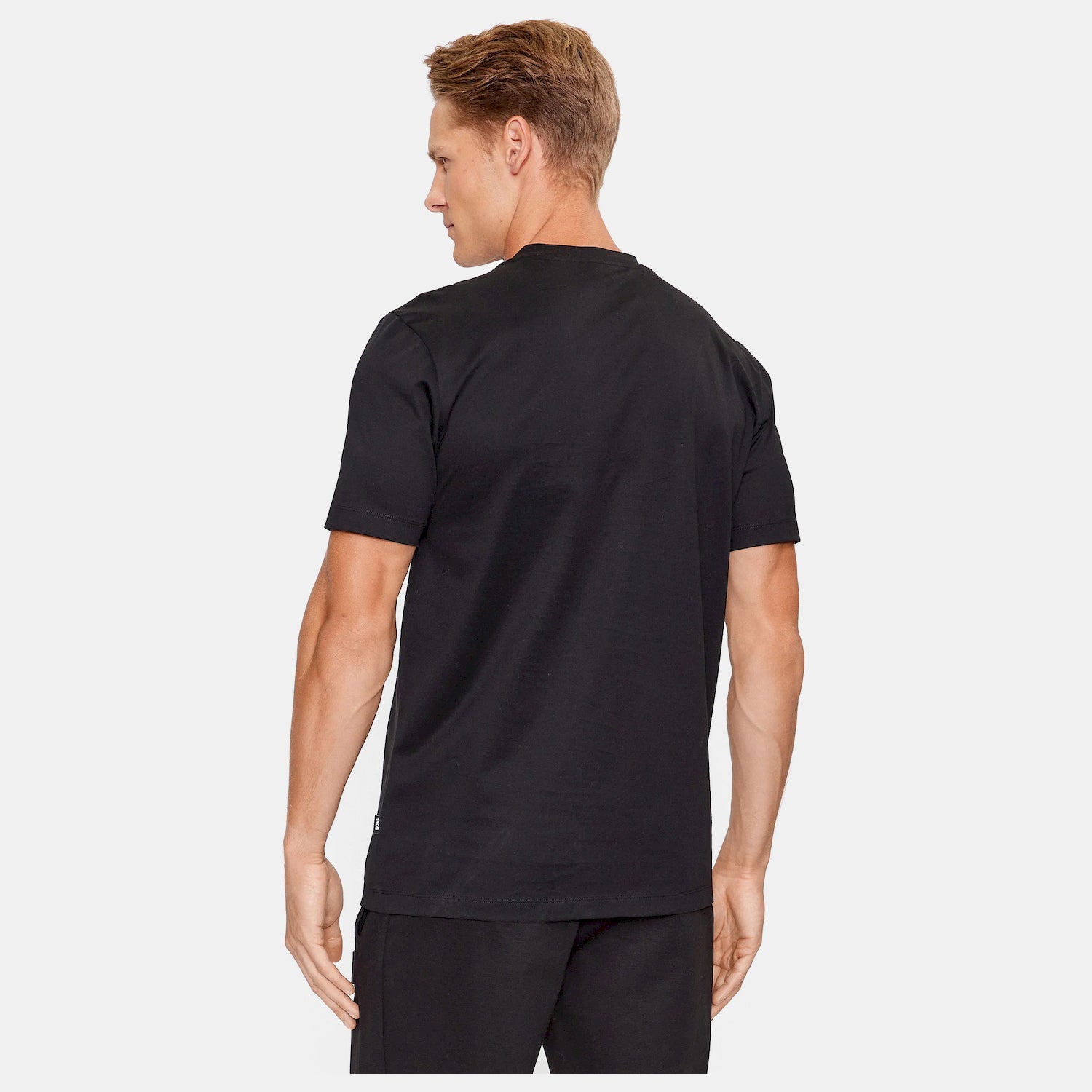 Boss T Shirt Tiburt410 Black Preto_shot2
