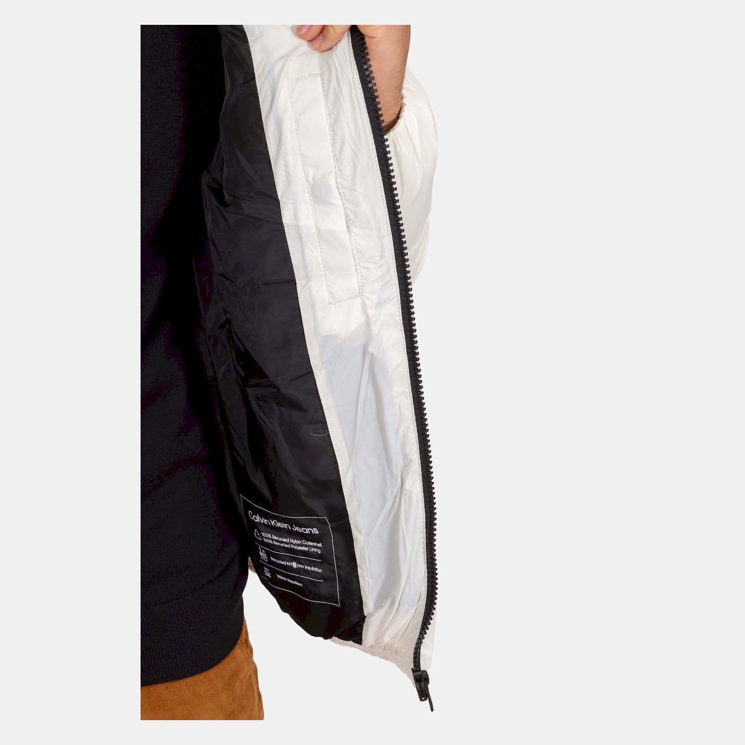 Calvin Klein Blusao Jackets J30j323461 Whi Black Branco Preto_shot4