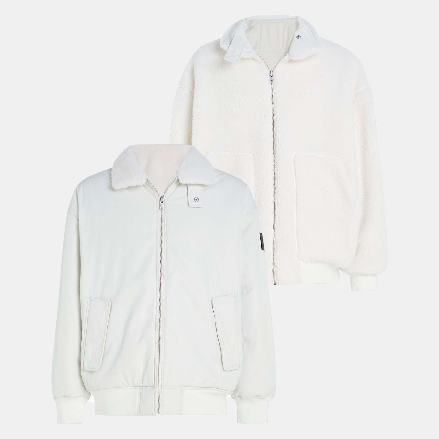 Calvin Klein Blusao Jackets J30j324123 Ivory Ivory_shot1