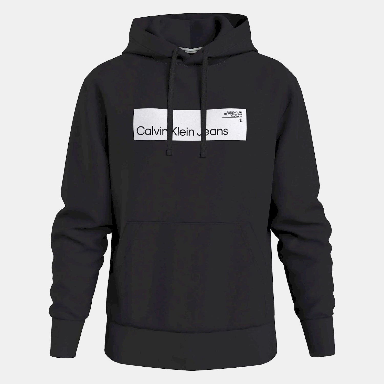 Calvin Klein Camisola Hoodie J30j324106 Black Preto_shot1