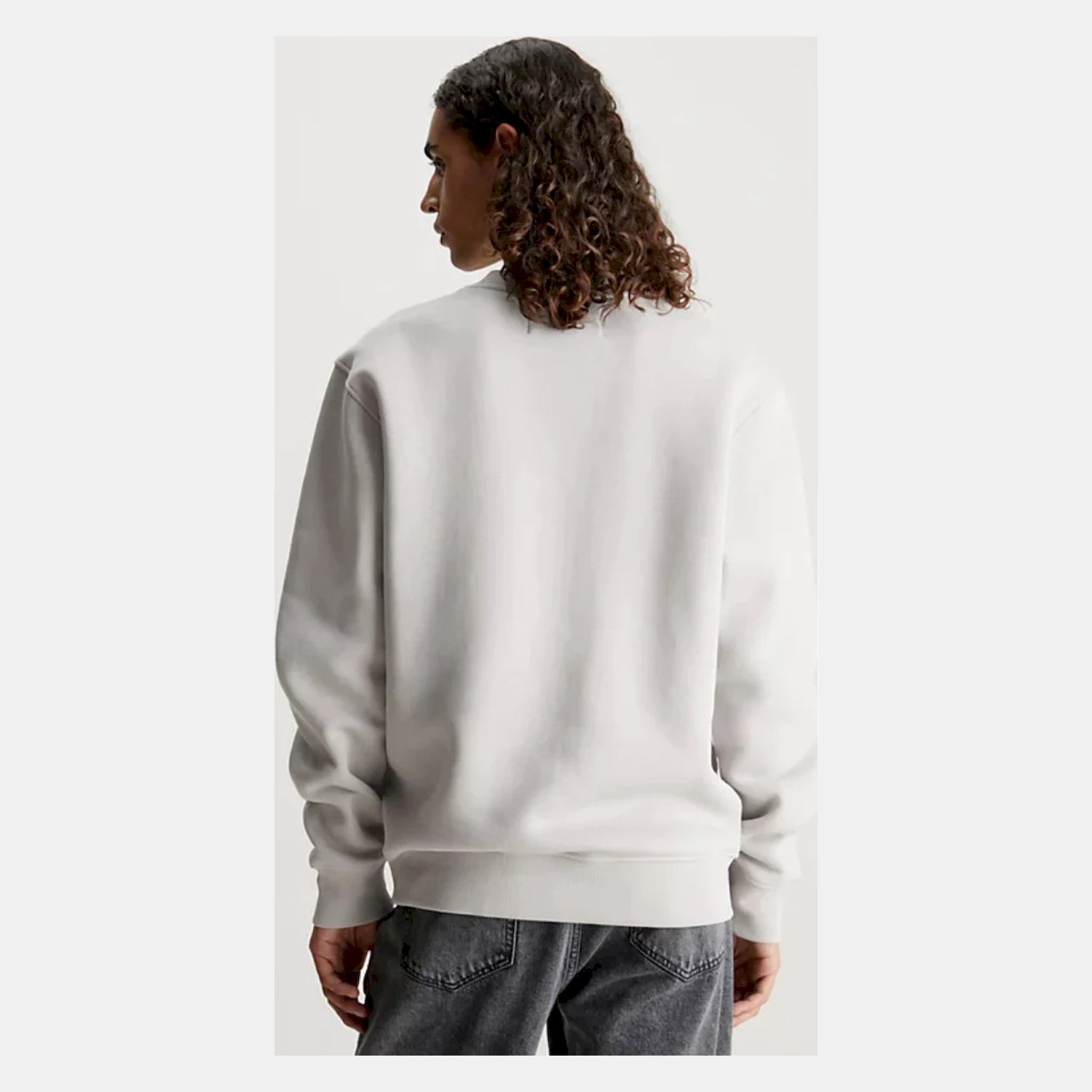 Calvin Klein Camisola Sweat J30j323434 Grey Cinza_shot1