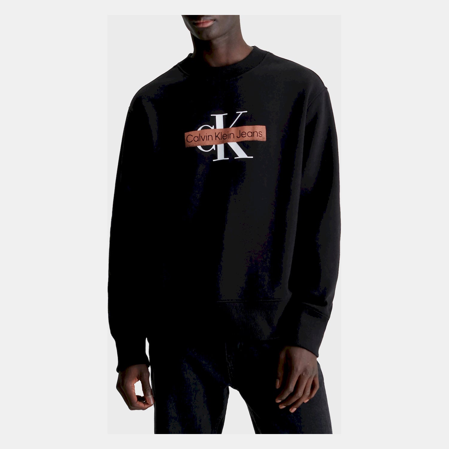 Calvin Klein Camisola Sweat J30j324113 Black Preto_shot1