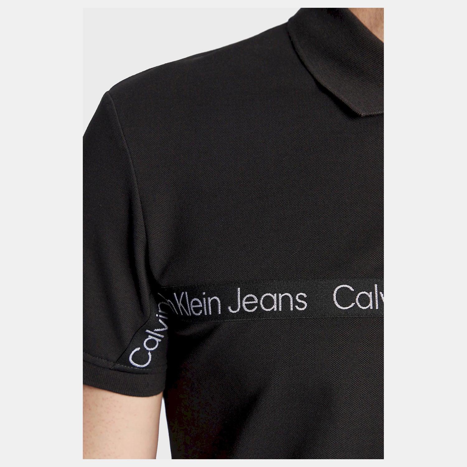 Calvin Klein Polo J30j322856 Black Preto_shot1