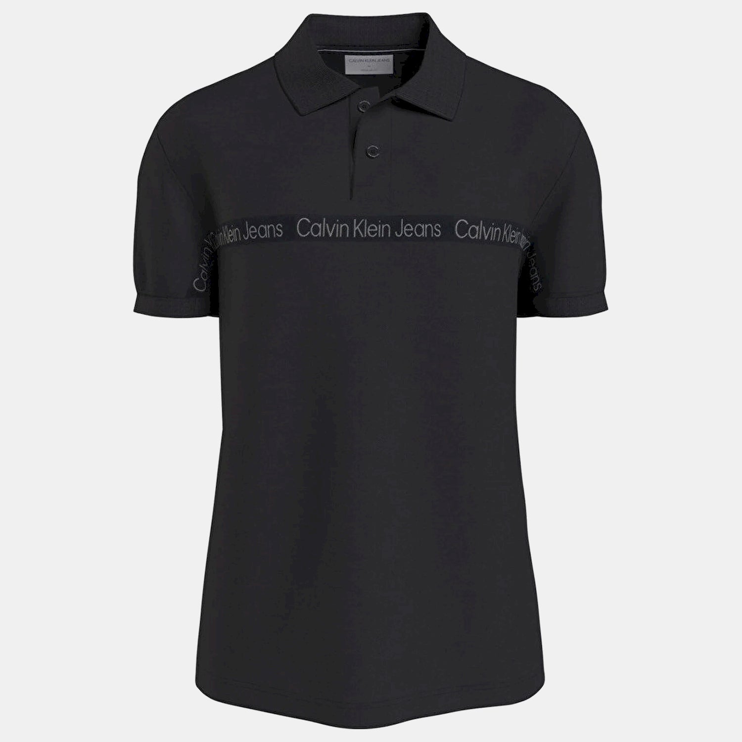 Calvin Klein Polo J30j322856 Black Preto_shot2