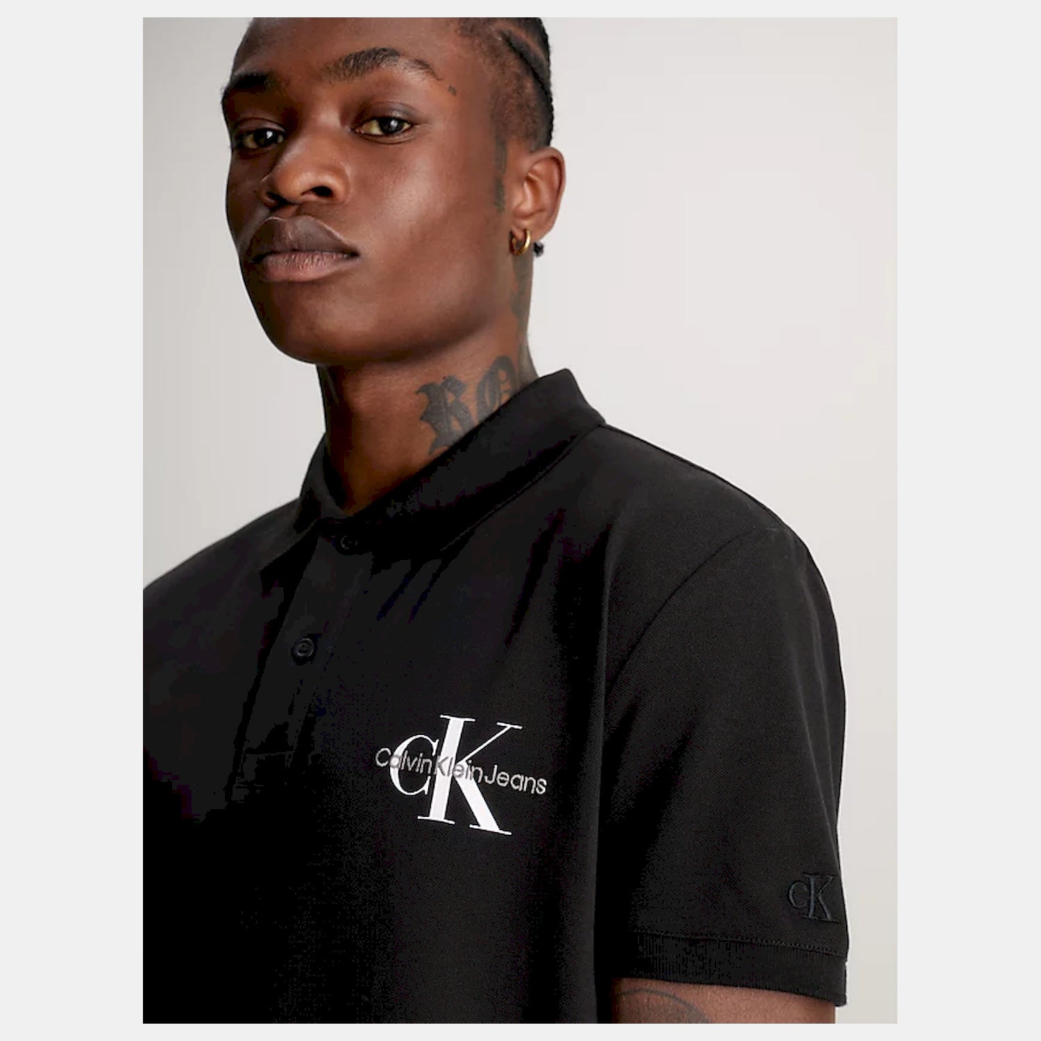 Calvin Klein Polo J30j323395 Black Preto_shot1