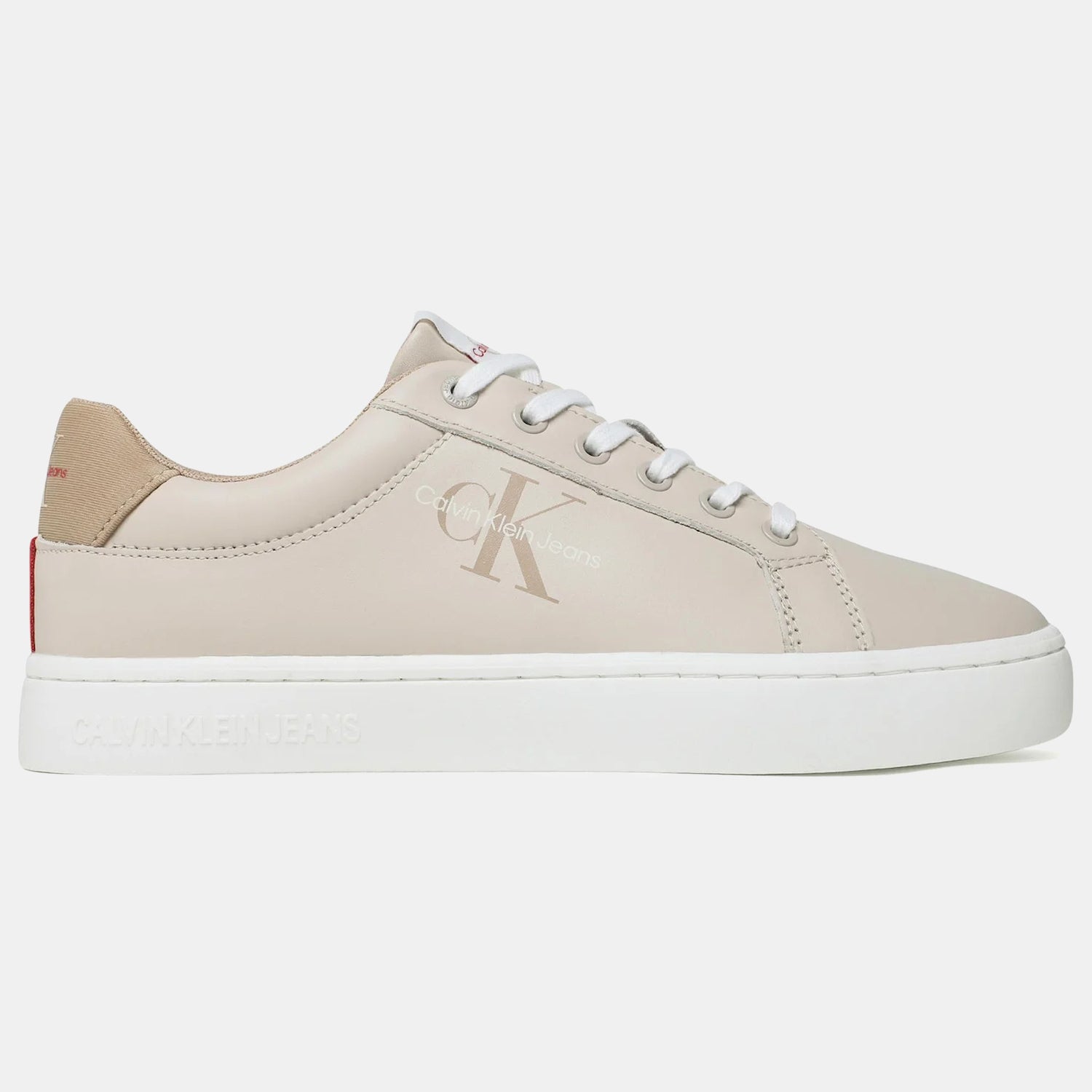 Calvin Klein Sapatilhas Sneakers Shoes Ym0ym00603 Eggshell Eggshell_shot1