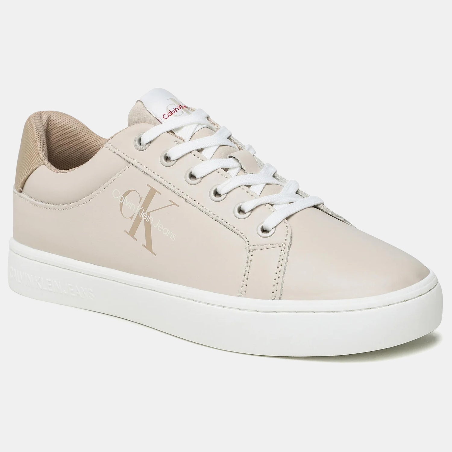 Calvin Klein Sapatilhas Sneakers Shoes Ym0ym00603 Eggshell Eggshell_shot4