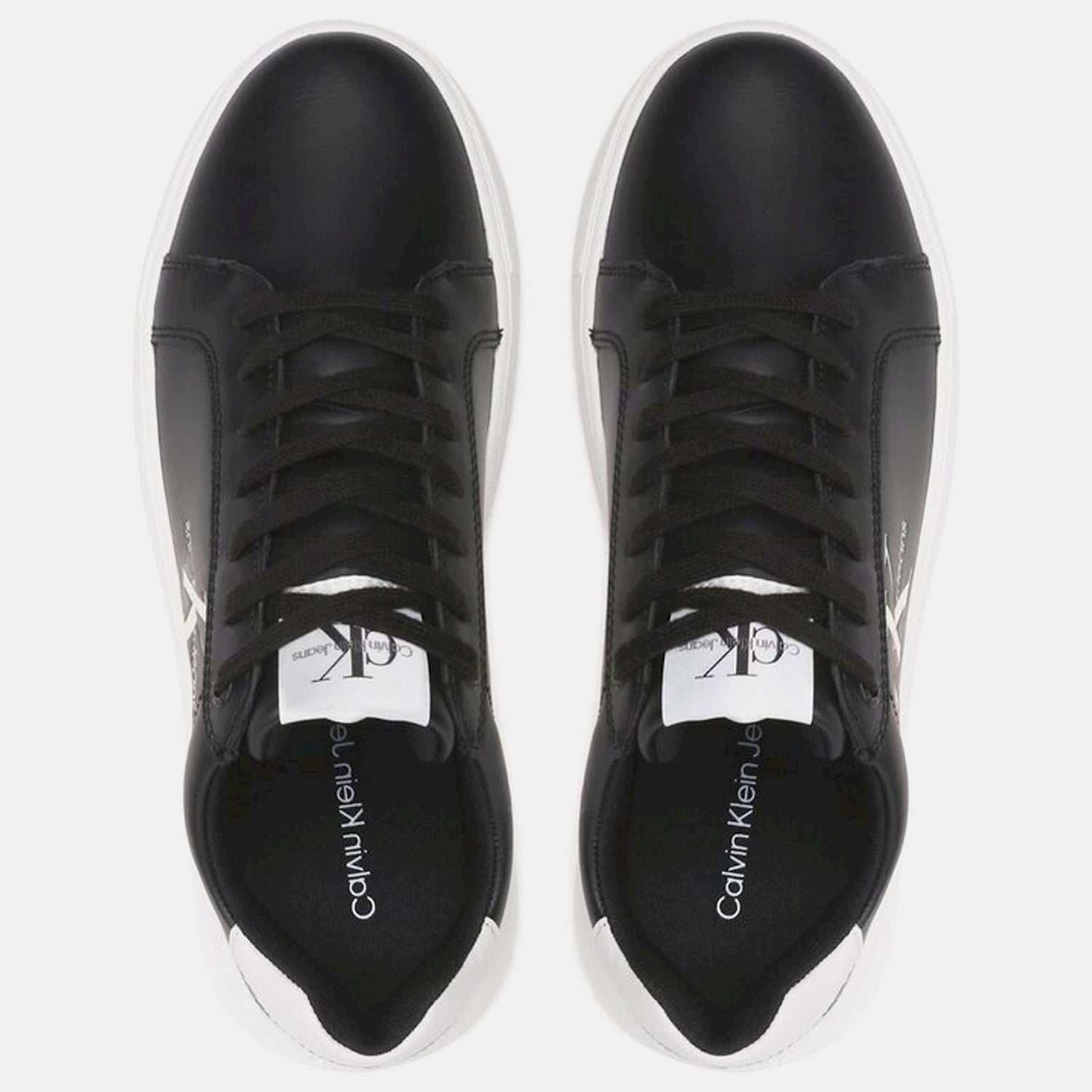 Calvin Klein Sapatilhas Sneakers Shoes Ym0ym00681 Blk White Preto Branco_shot4