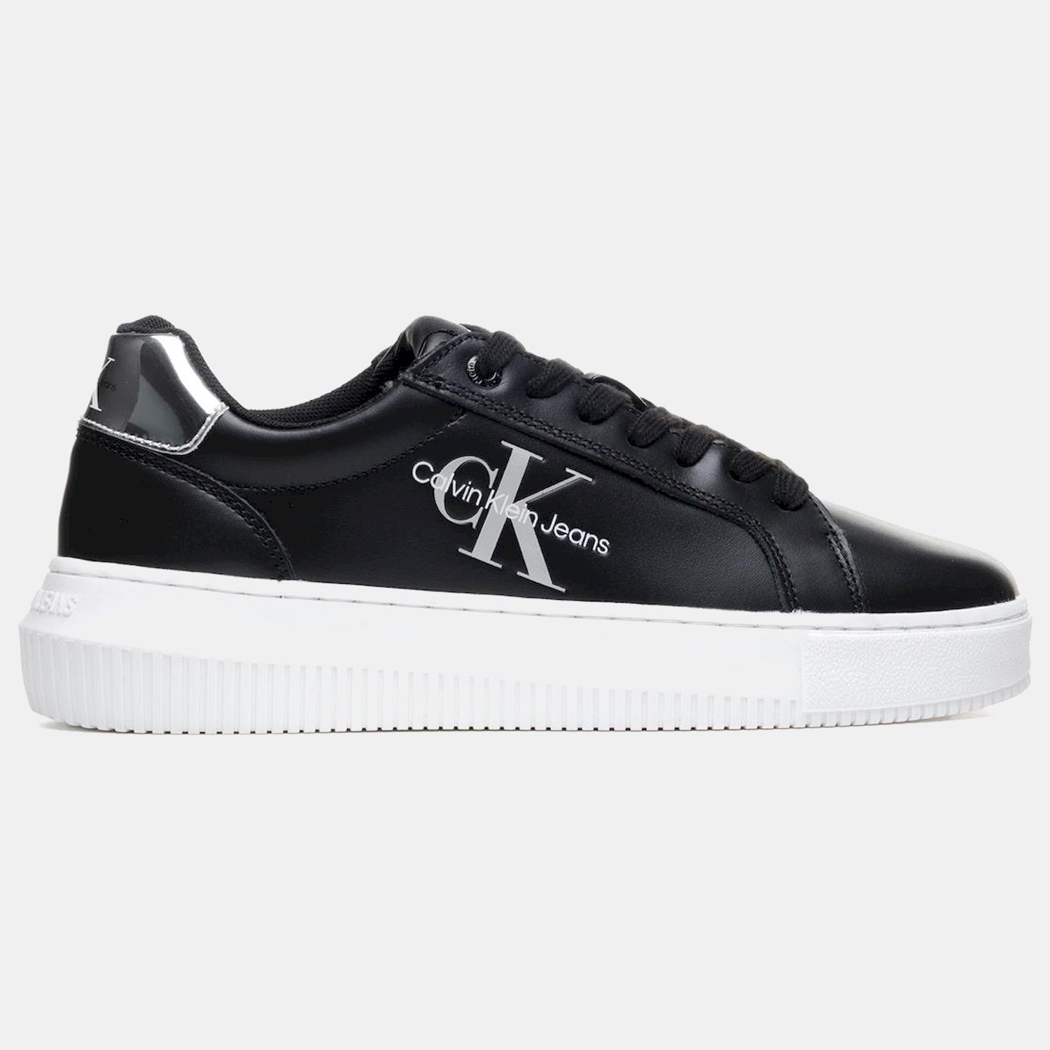 Calvin Klein Sapatilhas Sneakers Shoes Yw0yw01224 Blk Silver Preto Silver_shot4