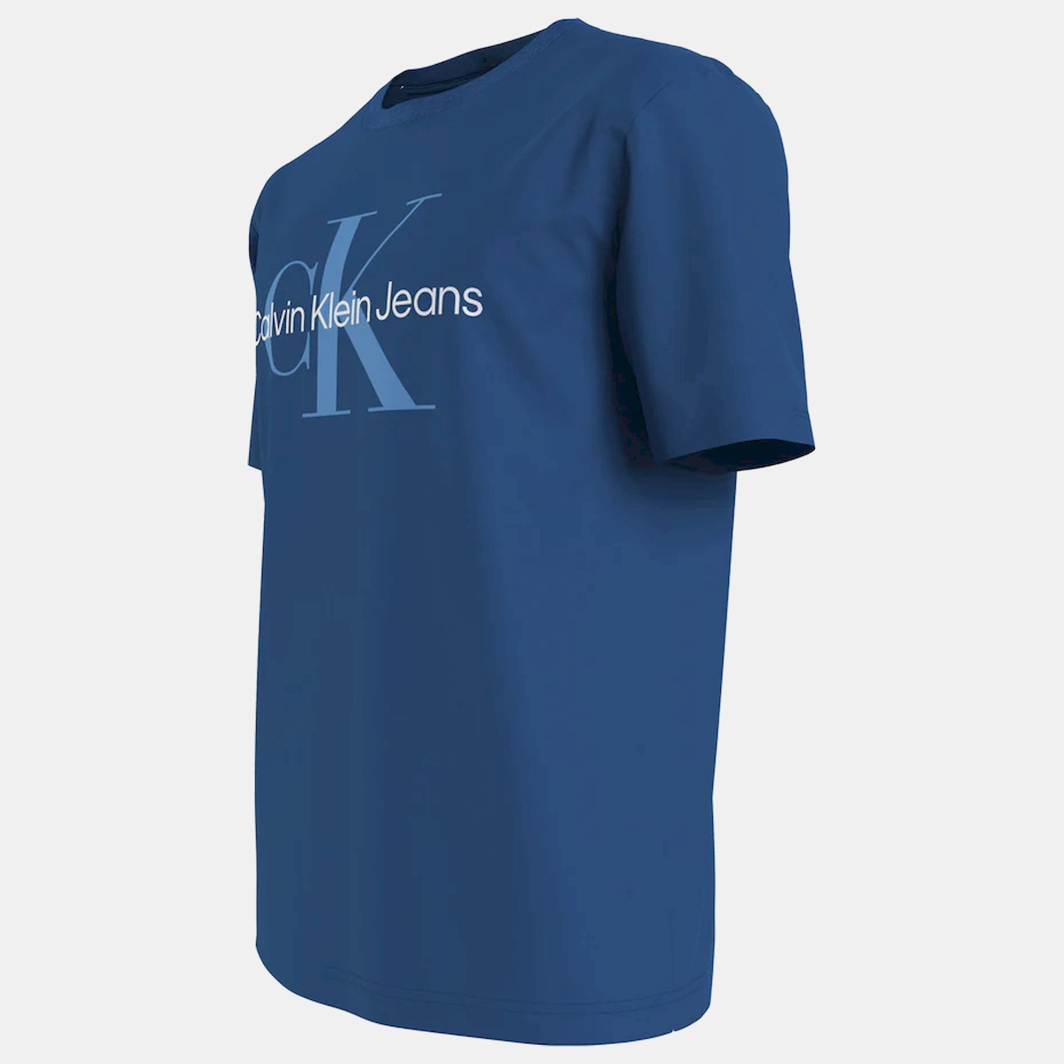 Calvin Klein T Shirt J30j320806 Blue Azul_shot1