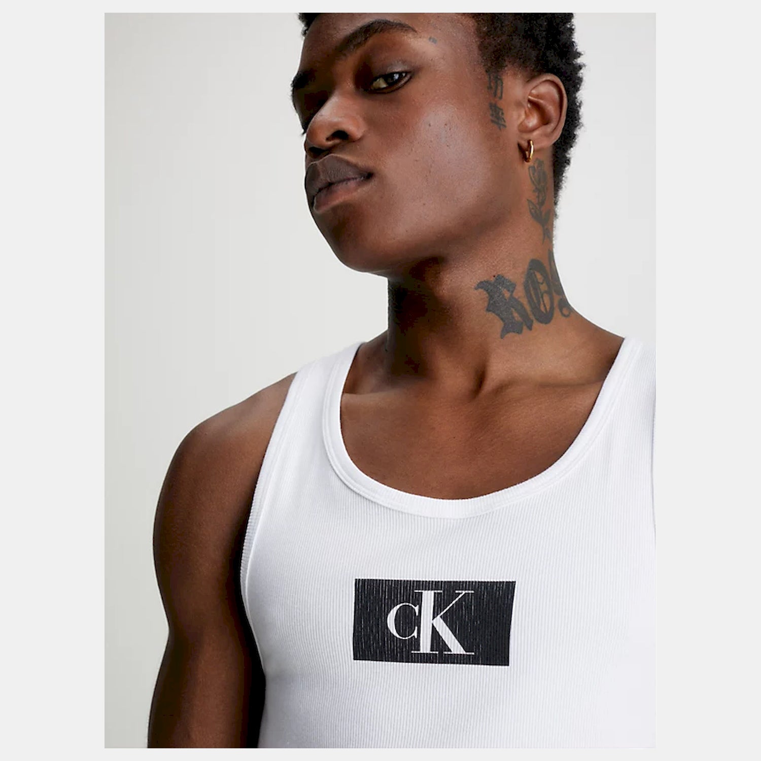Calvin Klein T Shirt Nm2432e White Branco_shot2