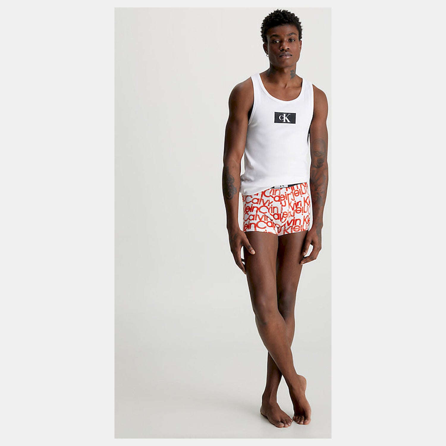 Calvin Klein T Shirt Nm2432e White Branco_shot3