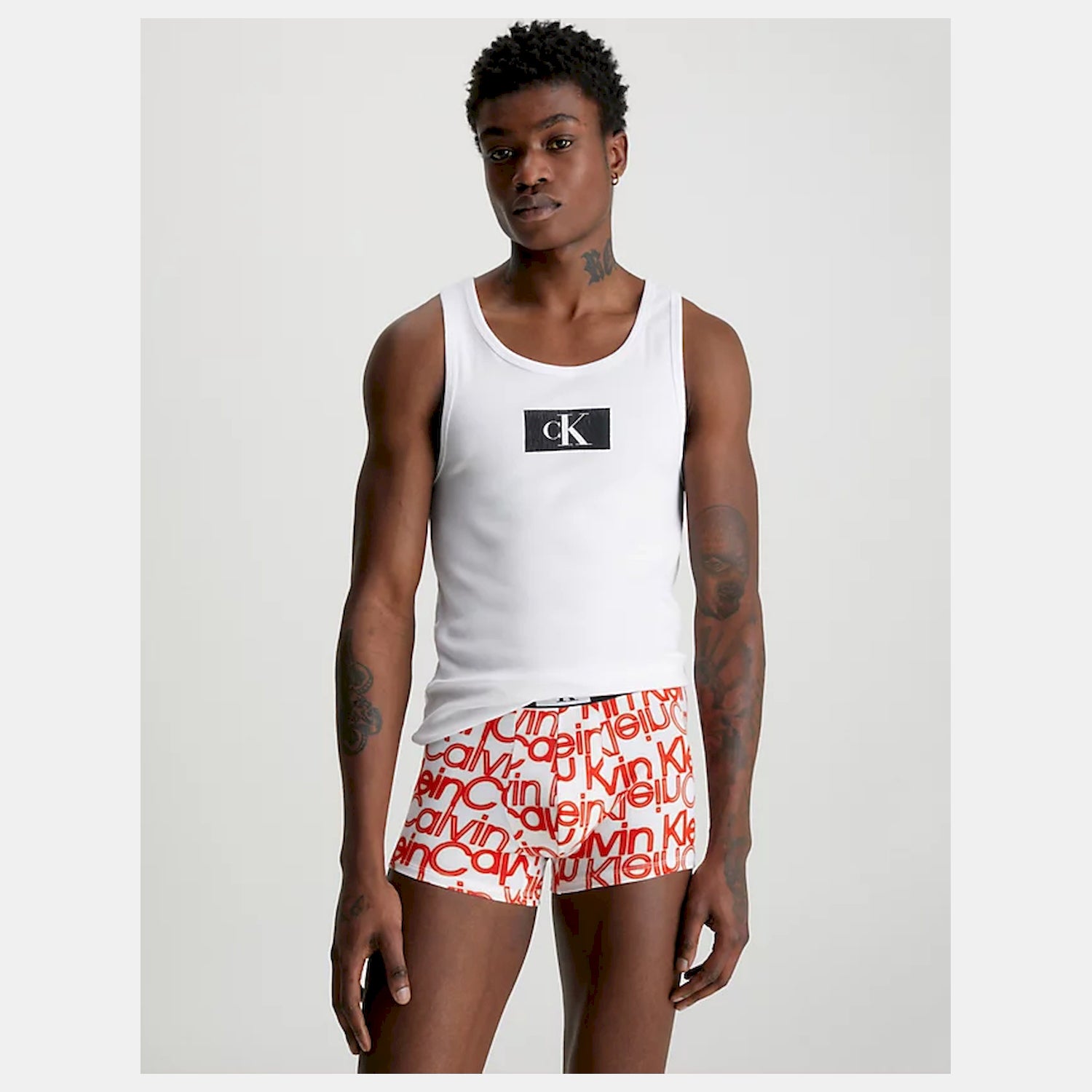 Calvin Klein T Shirt Nm2432e White Branco_shot4