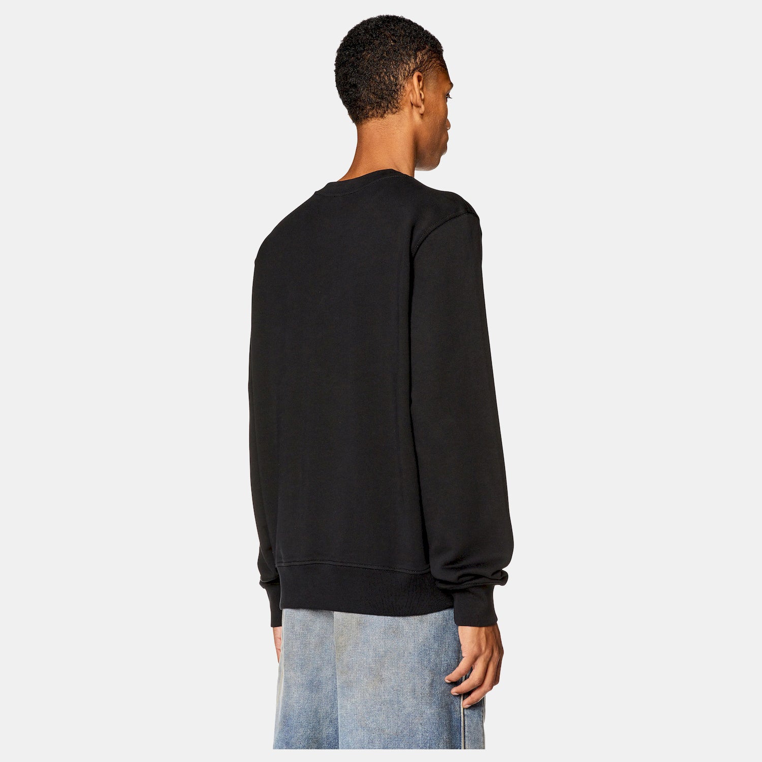 Diesel Camisola Sweat A03566 0jfav Black Preto_shot1