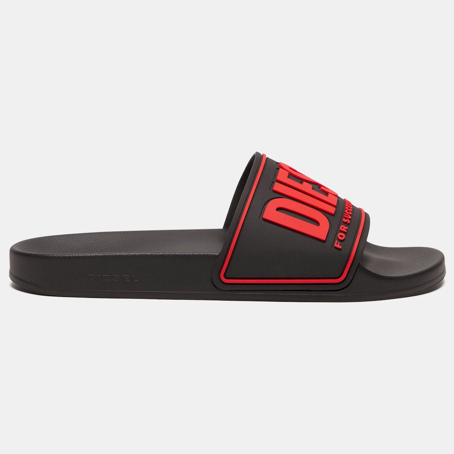 Diesel Chinelos Slippers Sa Mayemi Cc Black Red Preto Vermelho_shot4