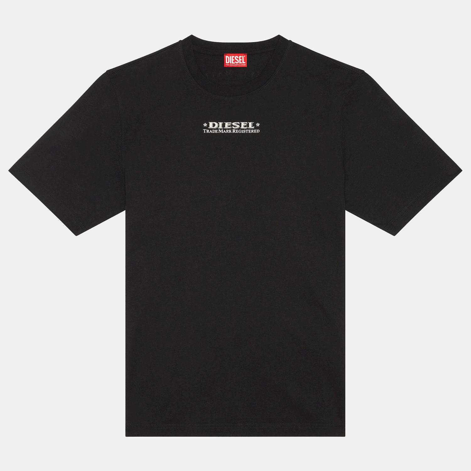 Diesel T Shirt A02333 0catm Black Preto_shot3