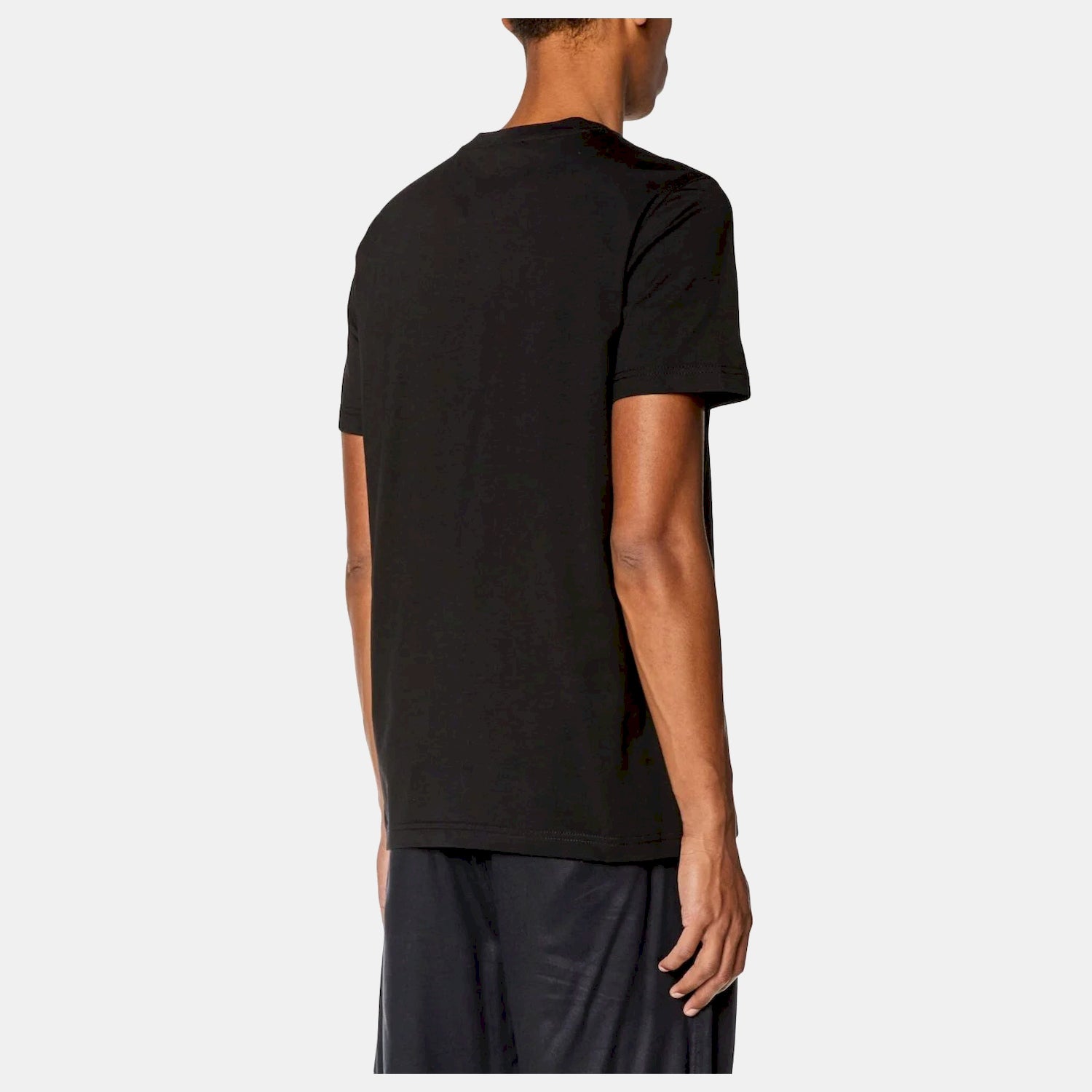 Diesel T Shirt A03567 0catm Black Preto_shot1