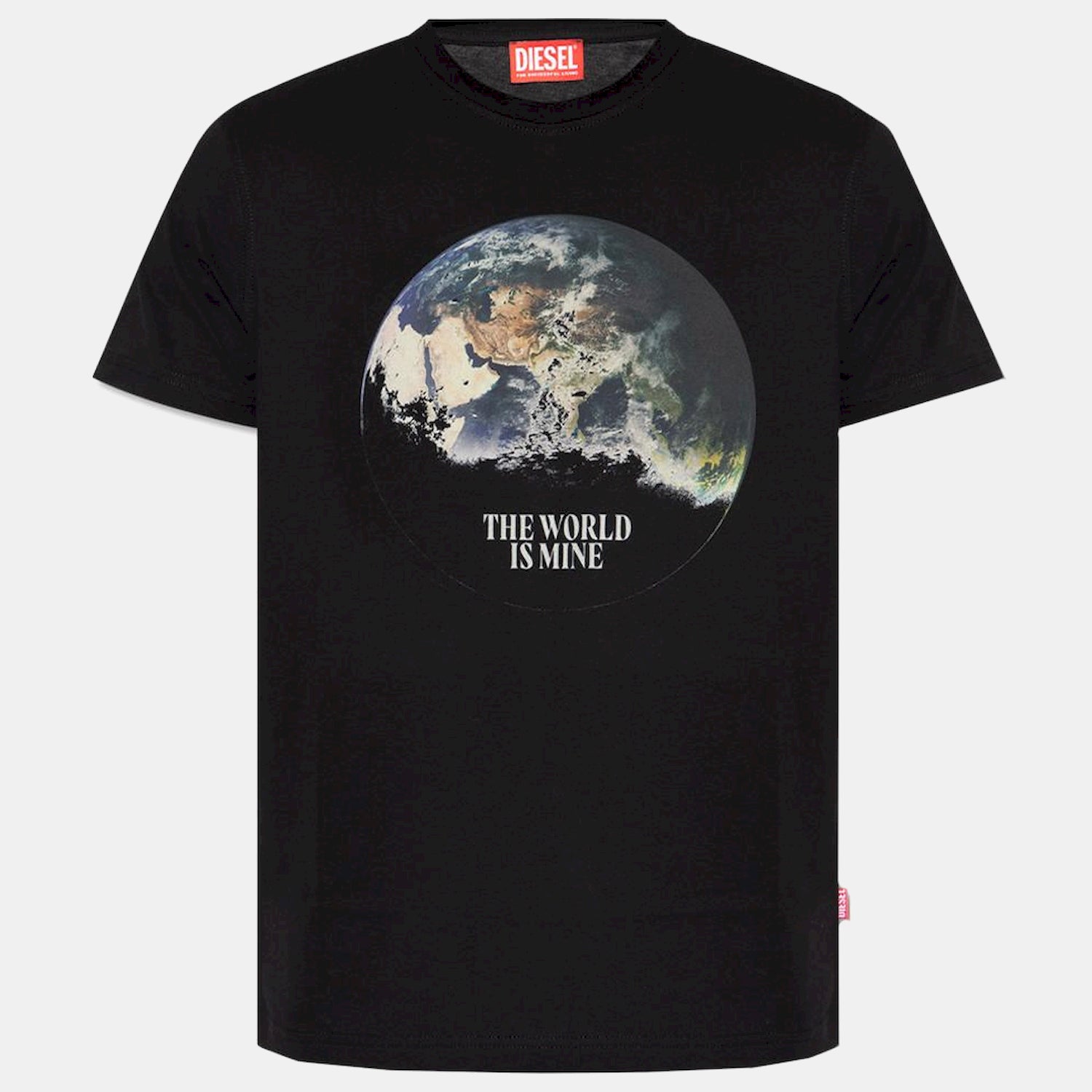 Diesel T Shirt A03567 0catm Black Preto_shot3