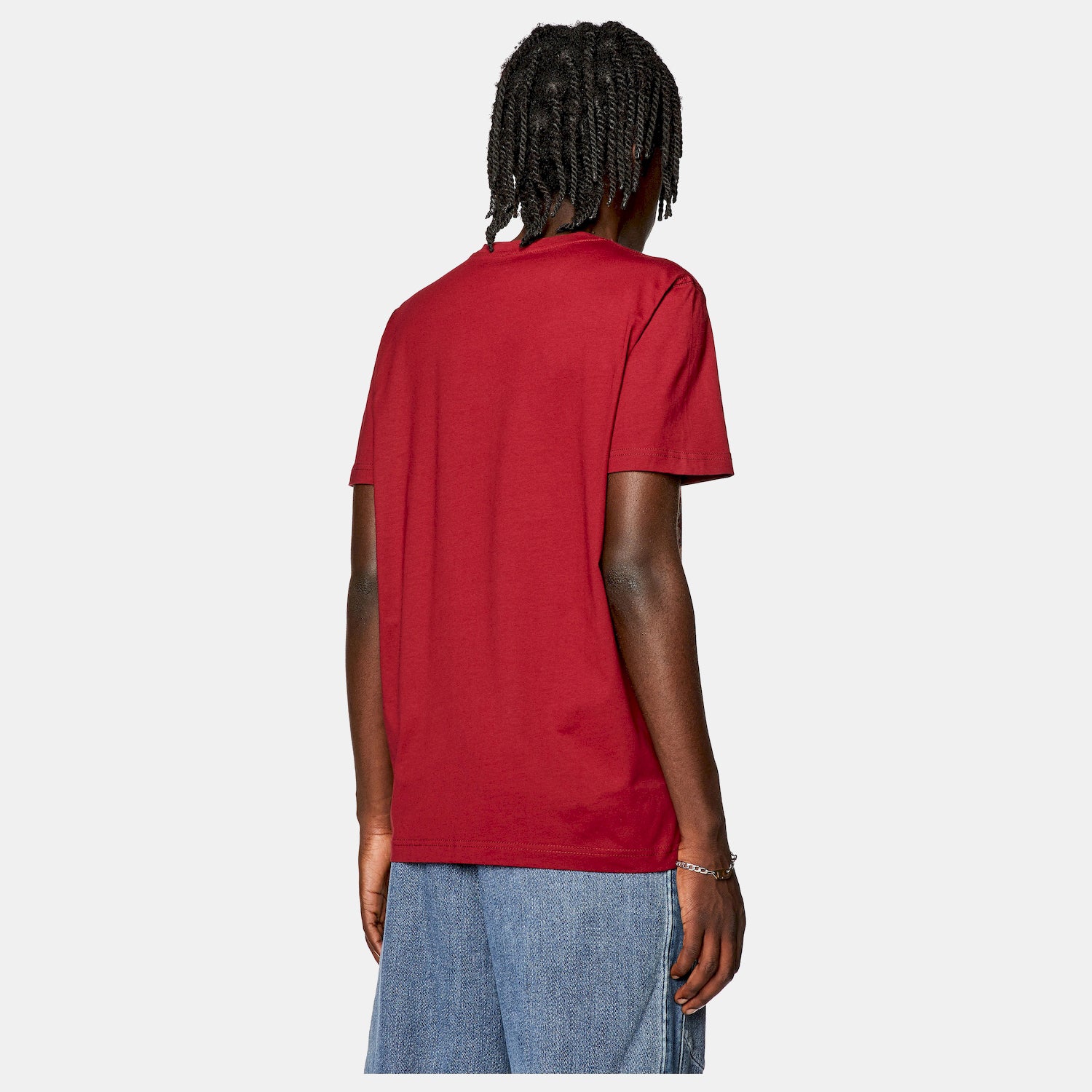 Diesel T Shirt A03593 0catm Red Vermelho_shot2