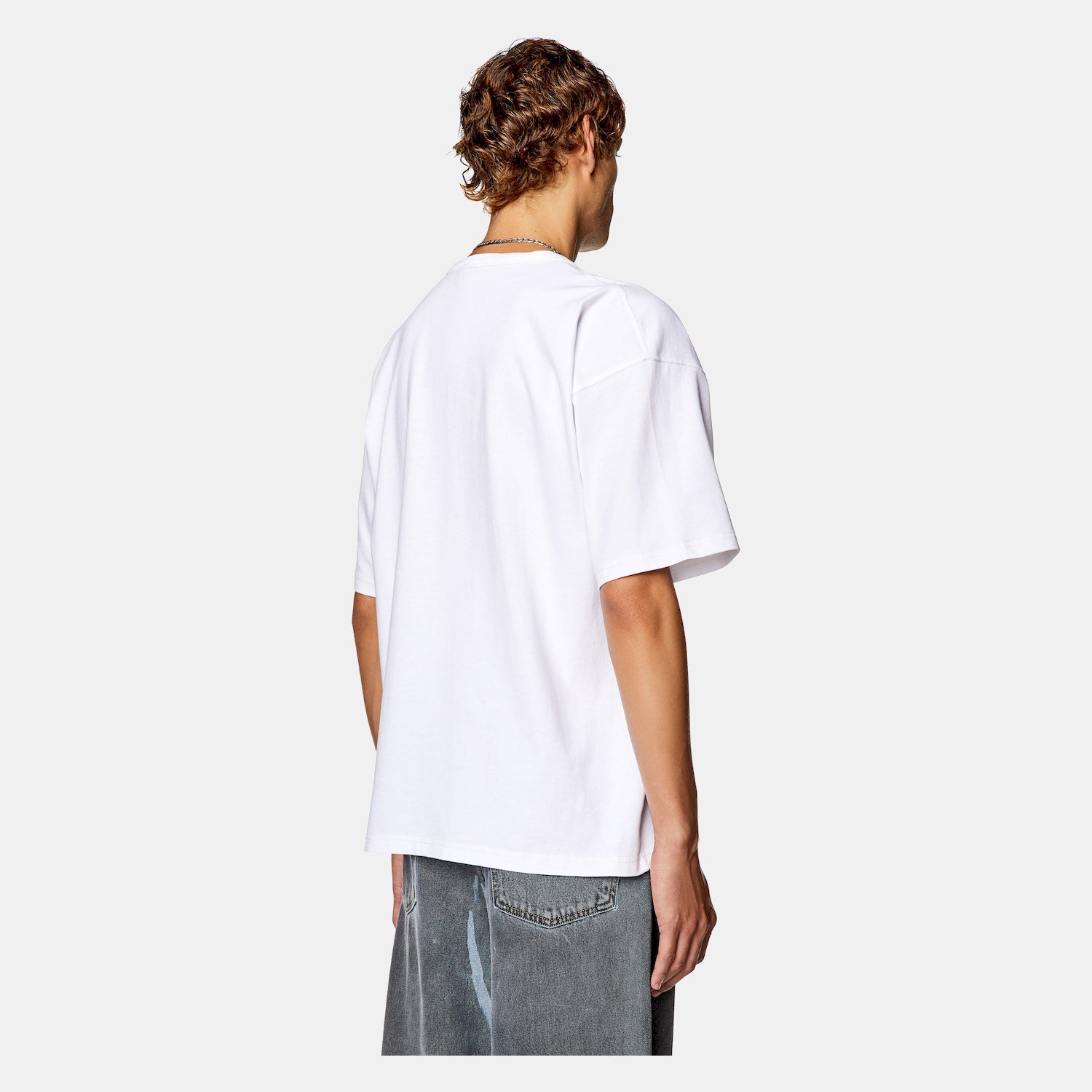 Diesel T Shirt A12118 0nfae White Branco_shot2