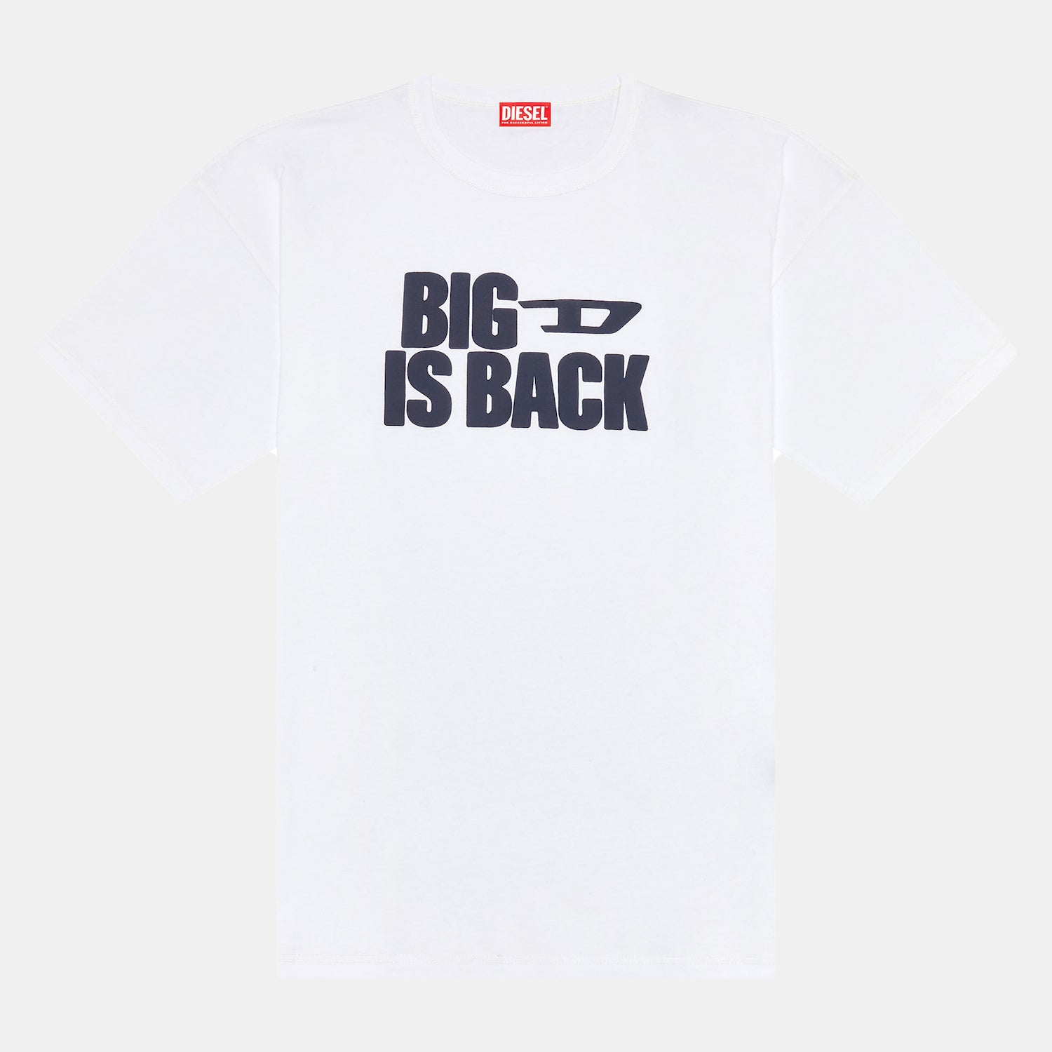 Diesel T Shirt A12118 0nfae White Branco_shot3
