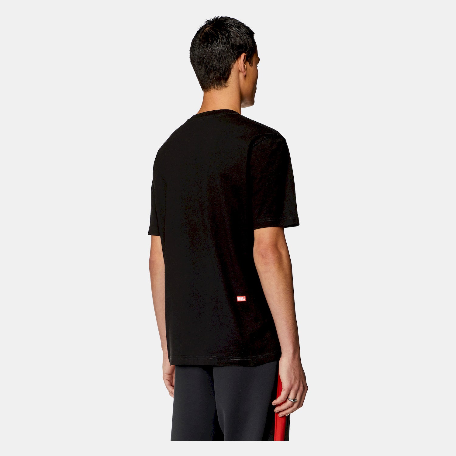Diesel T Shirt A12458 0beaf Black Preto_shot1