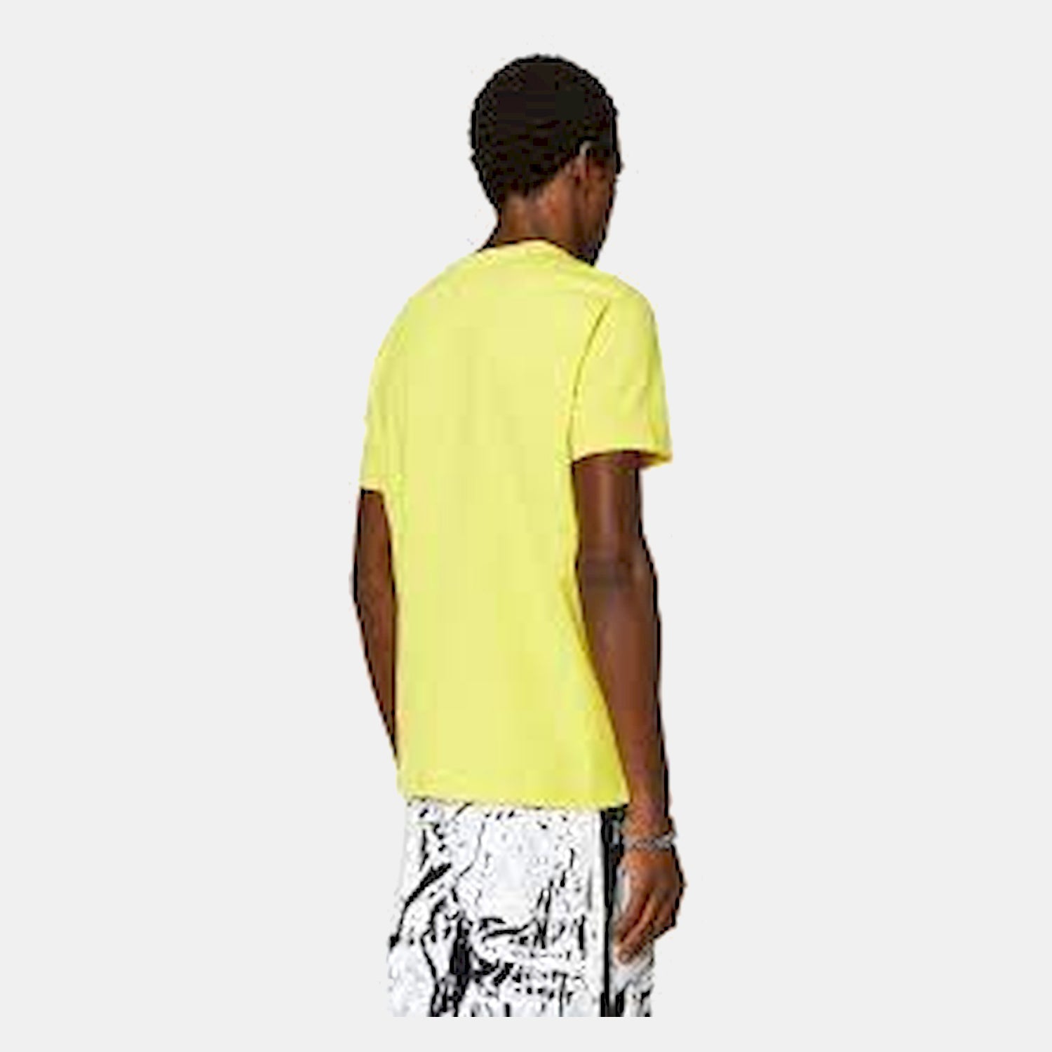 Diesel T Shirt A12497 0grai Yellow Amarelo_shot3