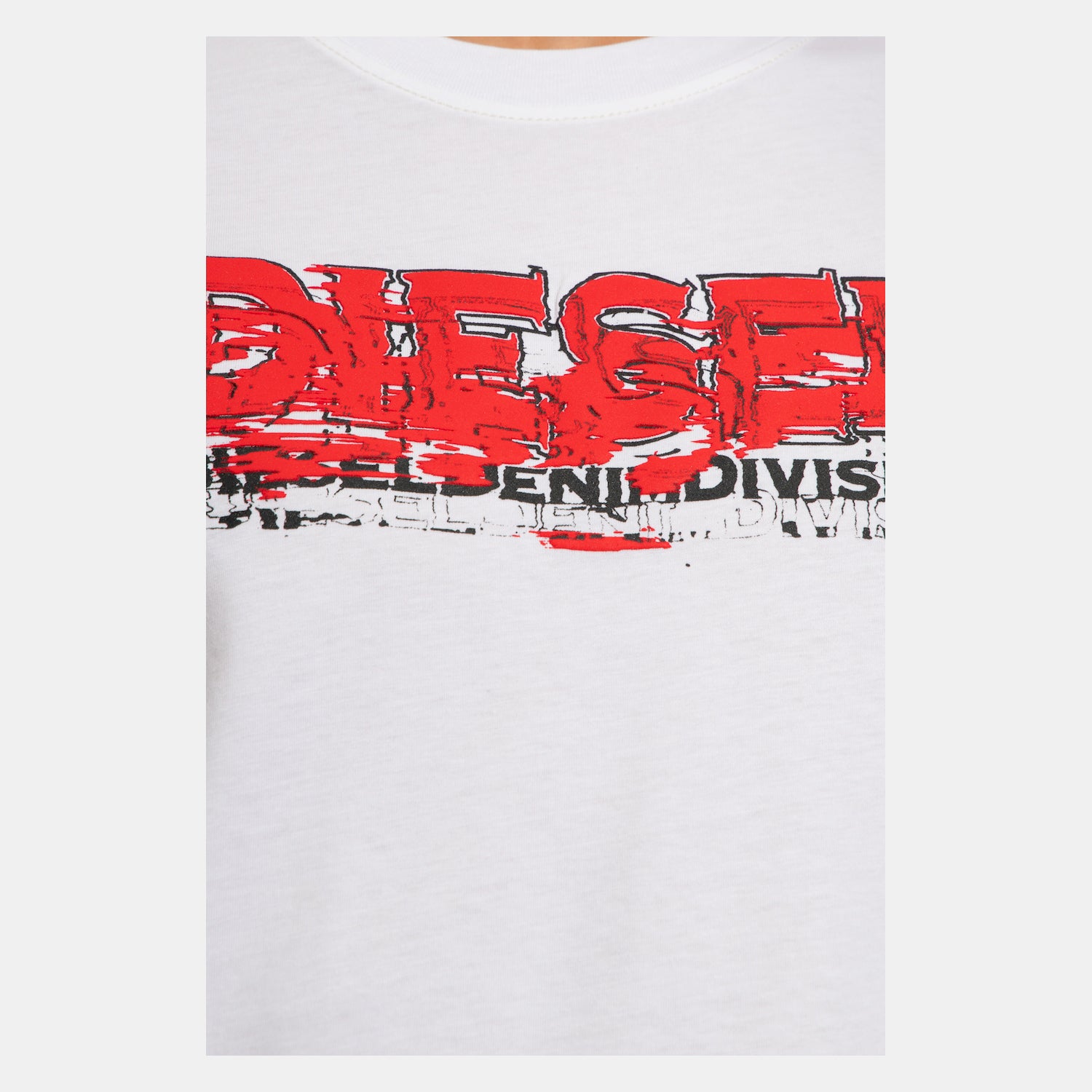 Diesel T Shirt A12498 0grai White Branco_shot4