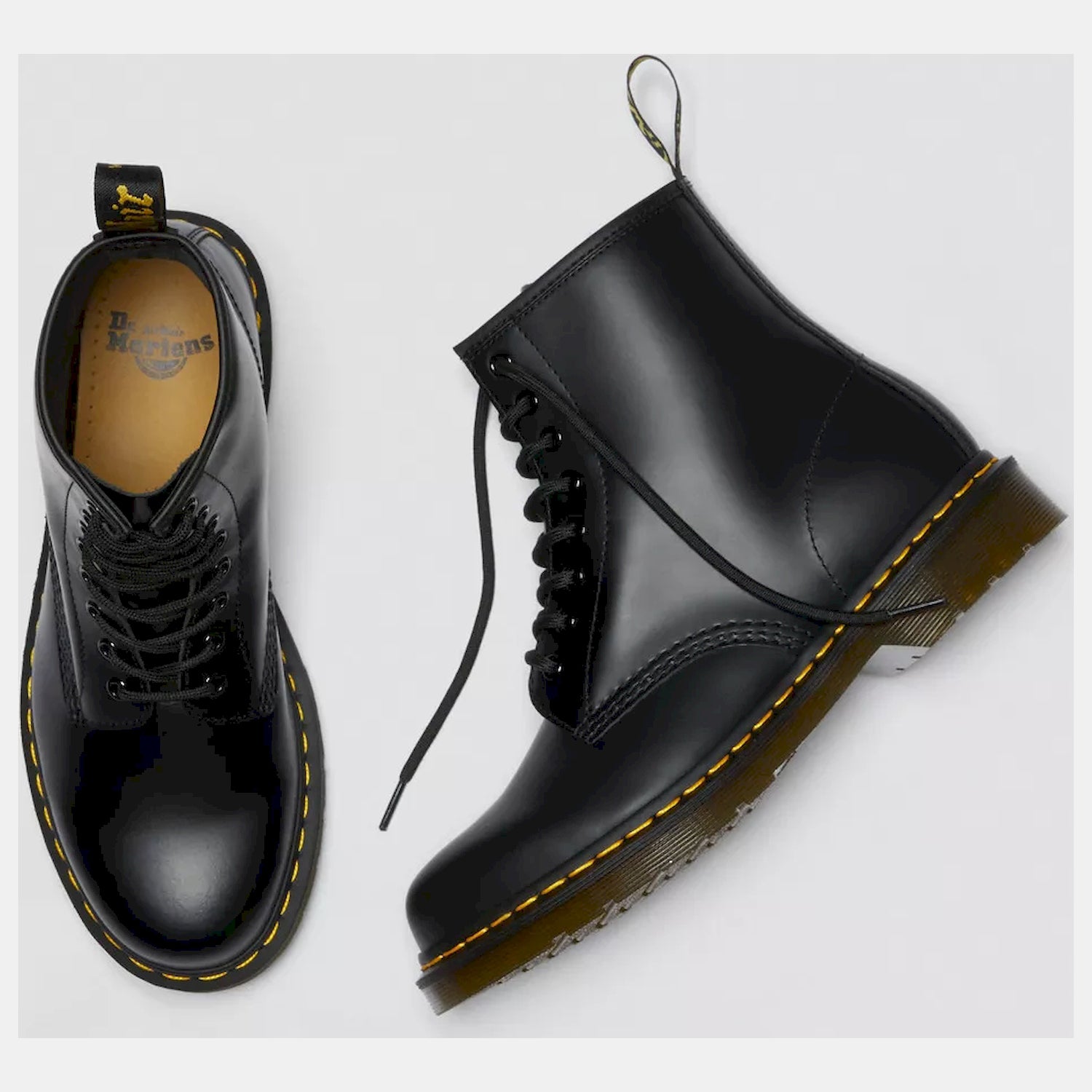 Dr Martens Botas Boots 1460 Vegan Black Preto_shot5