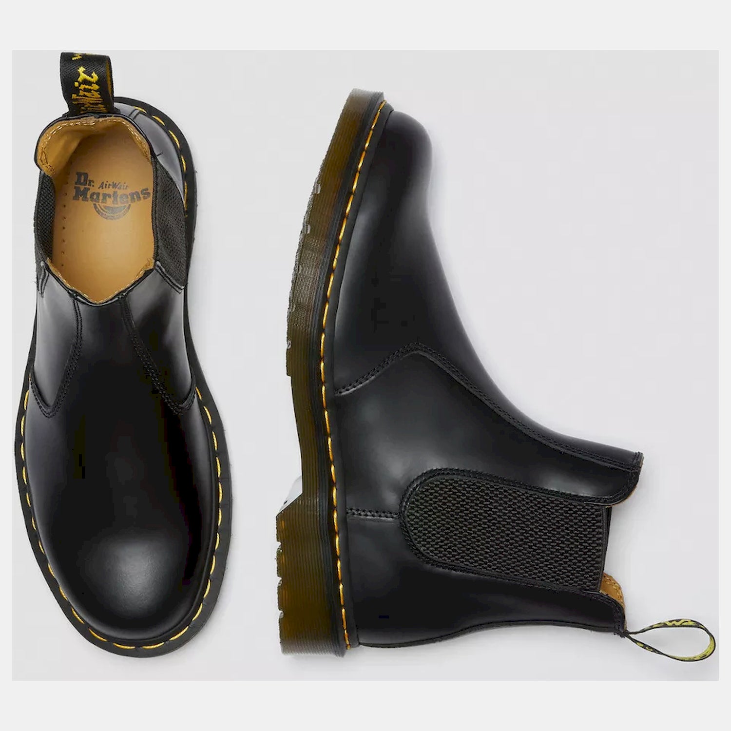 Dr Martens Botas Boots 2976 Ys Black Preto_shot4