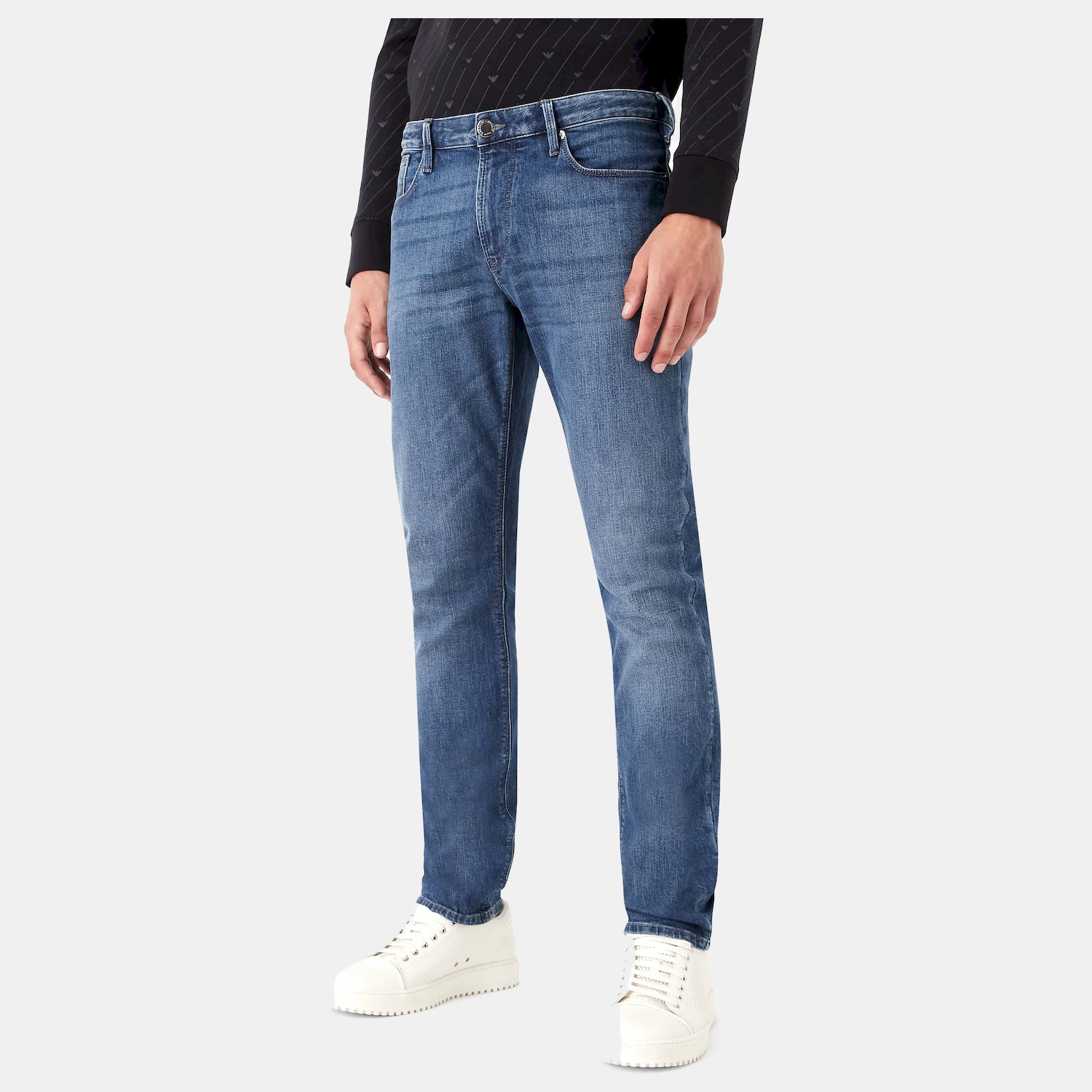 Emporio Armani Calcas Trousers 8n1j06 1d5qz Med. Wash Medium Wash_shot4