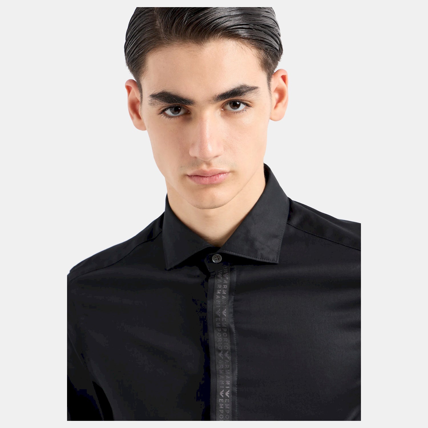 Emporio Armani Camisa Shirt 6r1c87 1k1xz Black Preto_shot3