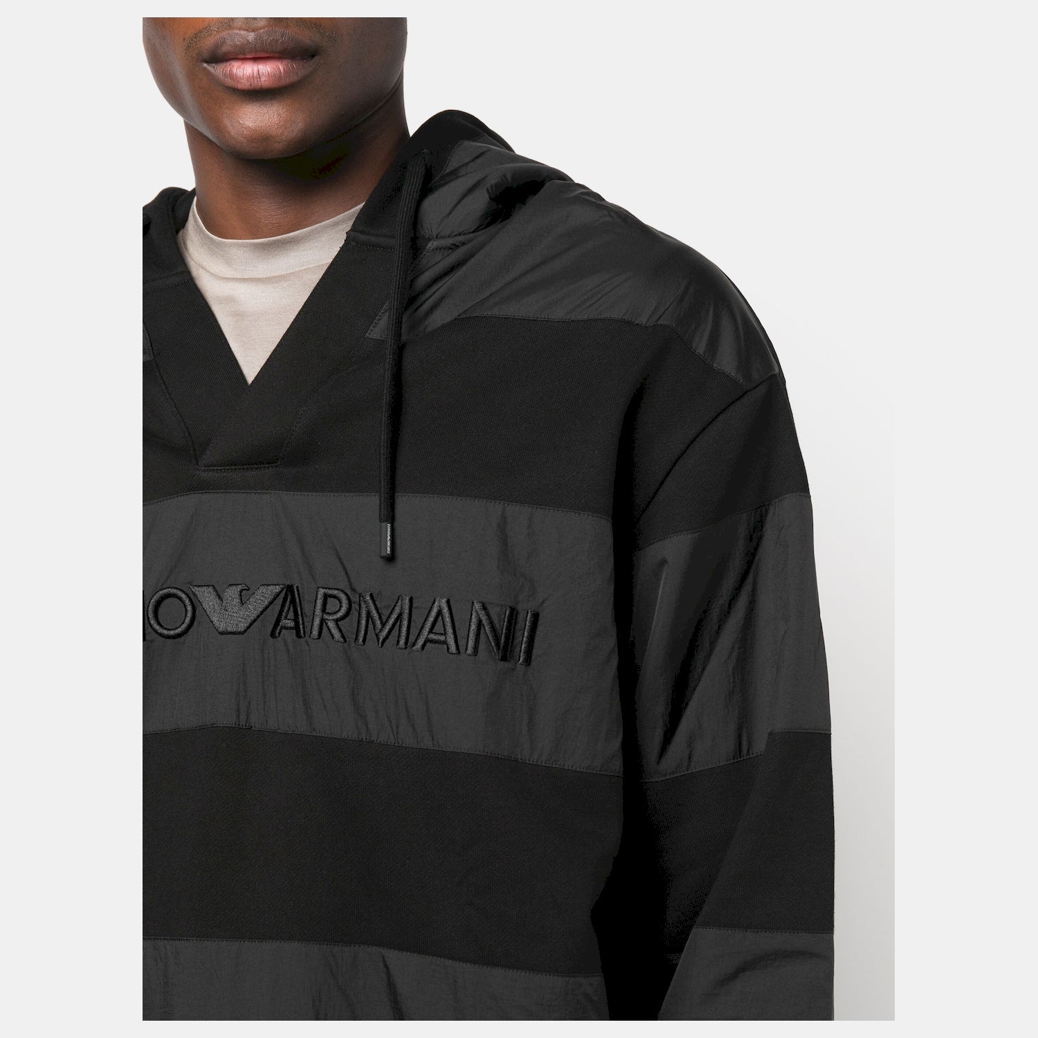 Emporio Armani Camisola Hoodie 6r1mcq 1jlxz Black Preto_shot3